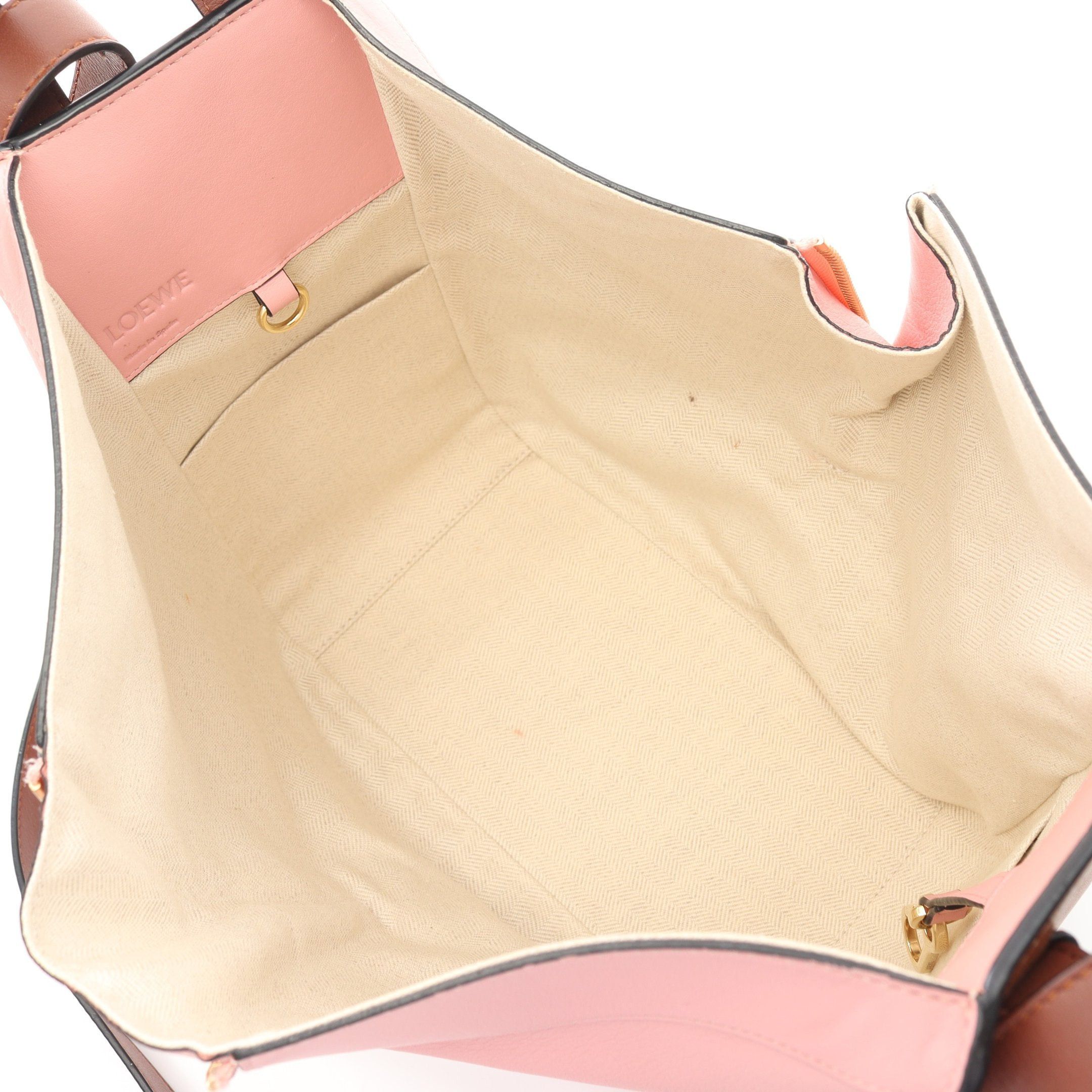 Loewe Loewe Hammock Small Handbag Leather Pink Brown Size ONE SIZE - 3 Thumbnail