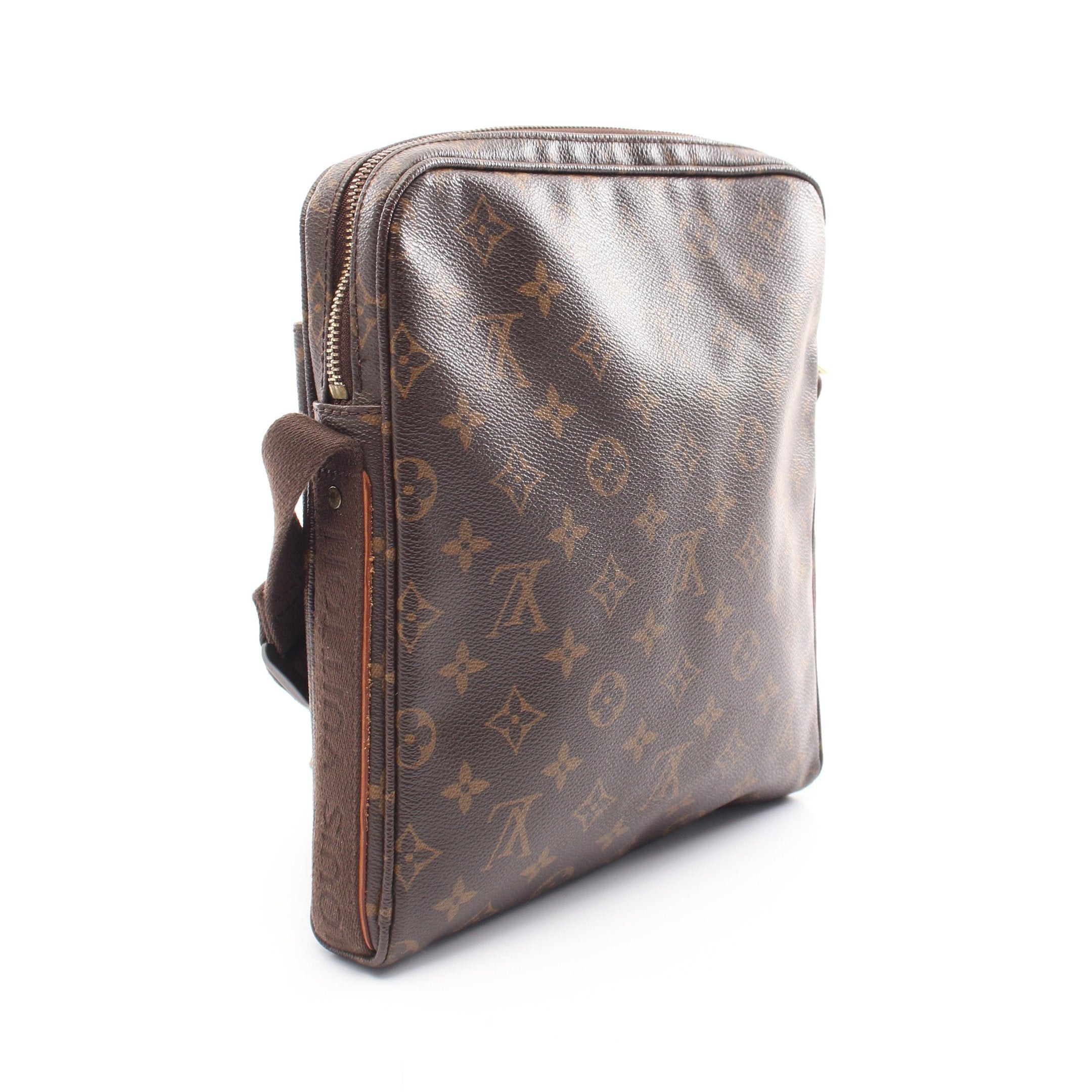 Louis Vuitton Louis Vuitton Trotteur Bobourg Monogram Shoulder Bag Leather Brown Size ONE SIZE - 2 Thumbnail