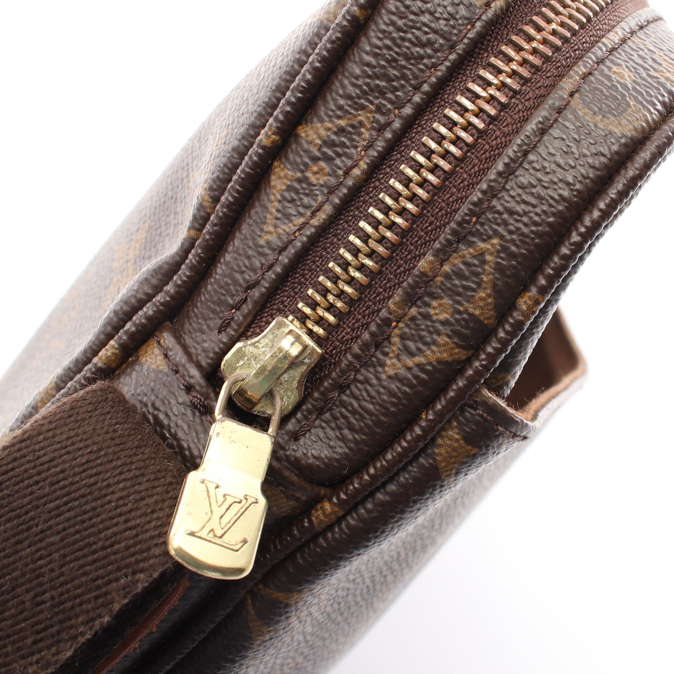 Louis Vuitton Louis Vuitton Trotteur Bobourg Monogram Shoulder Bag Leather Brown Size ONE SIZE - 12 Thumbnail
