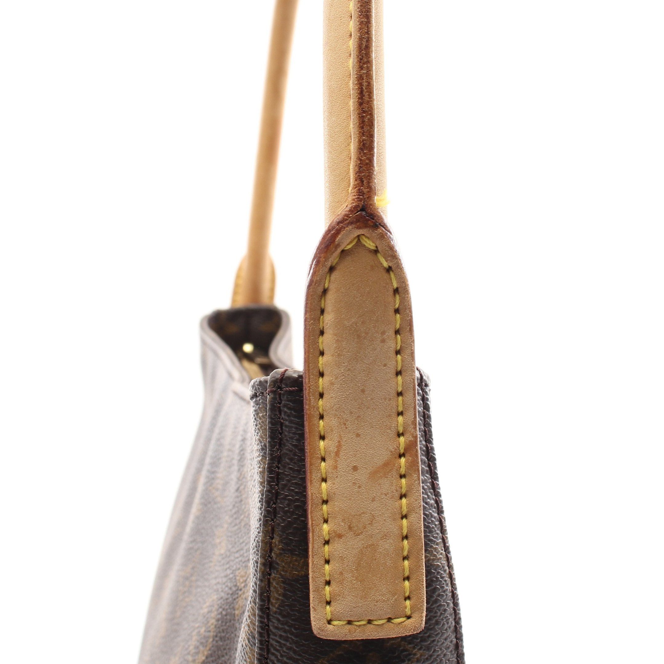 Louis Vuitton Louis Vuitton Looping Gm Monogram Shoulder Bag Leather Brown Size ONE SIZE - 12 Thumbnail