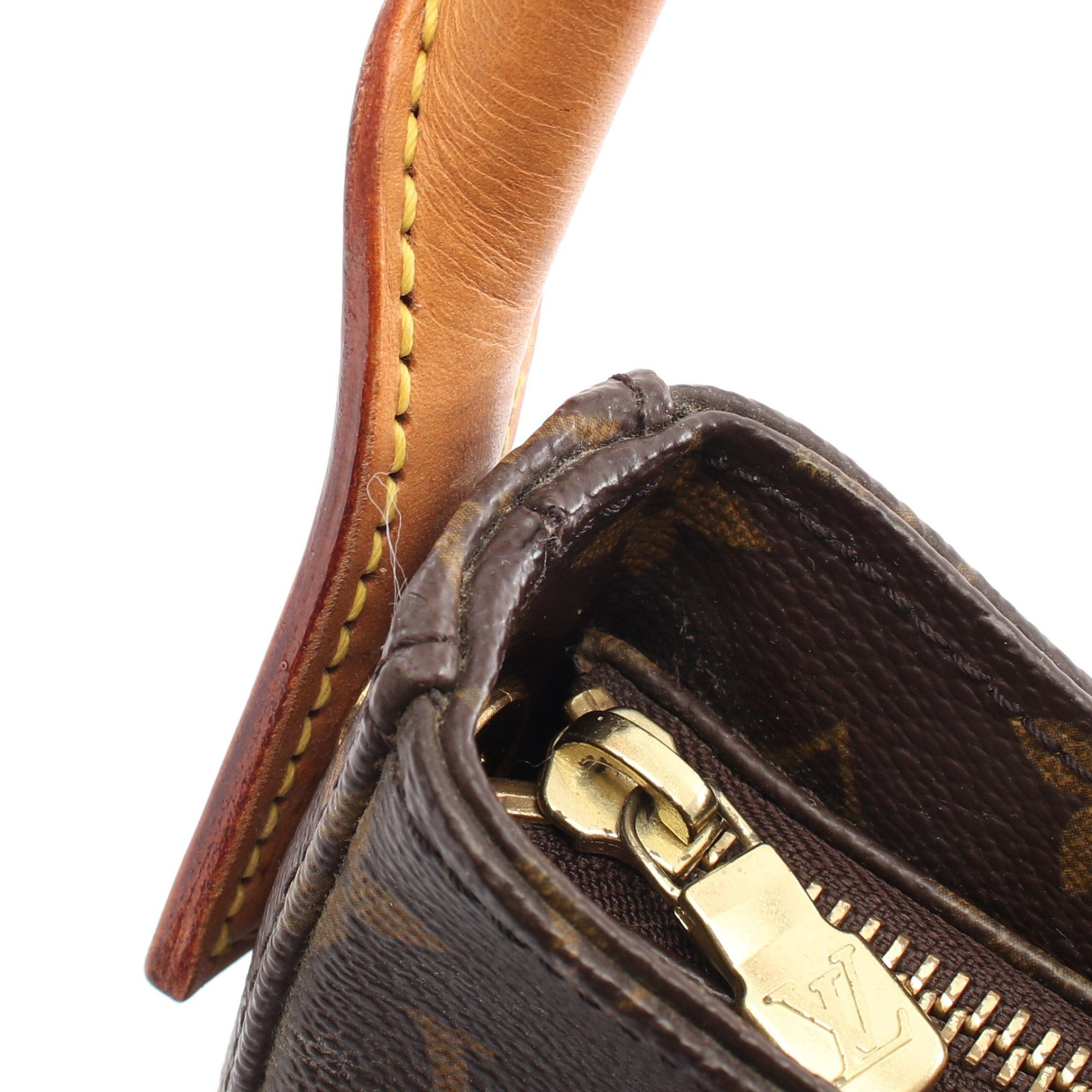 Louis Vuitton Louis Vuitton Looping Gm Monogram Shoulder Bag Leather Brown Size ONE SIZE - 12 Thumbnail