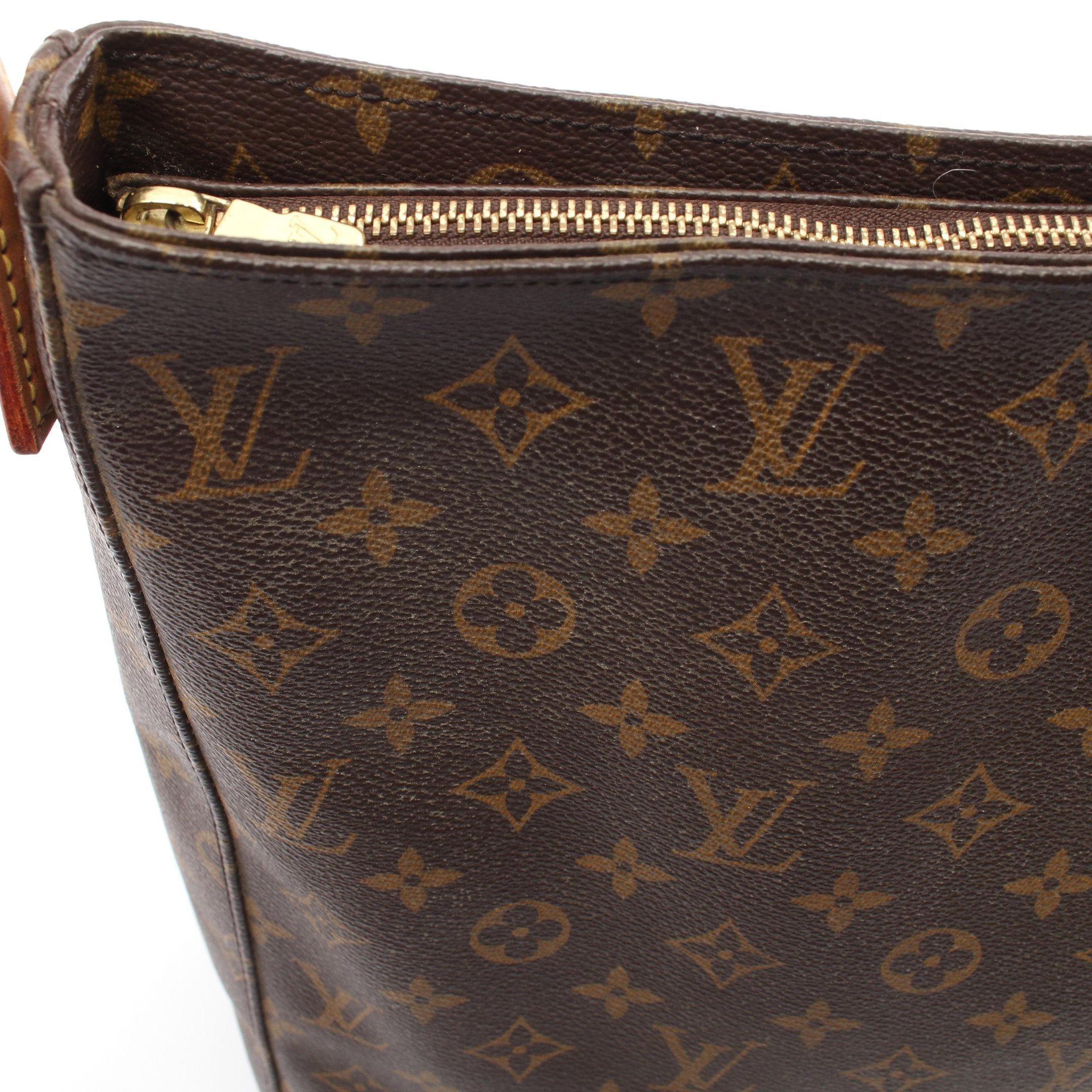 Louis Vuitton Louis Vuitton Looping Gm Monogram Shoulder Bag Leather Brown Size ONE SIZE - 13 Thumbnail