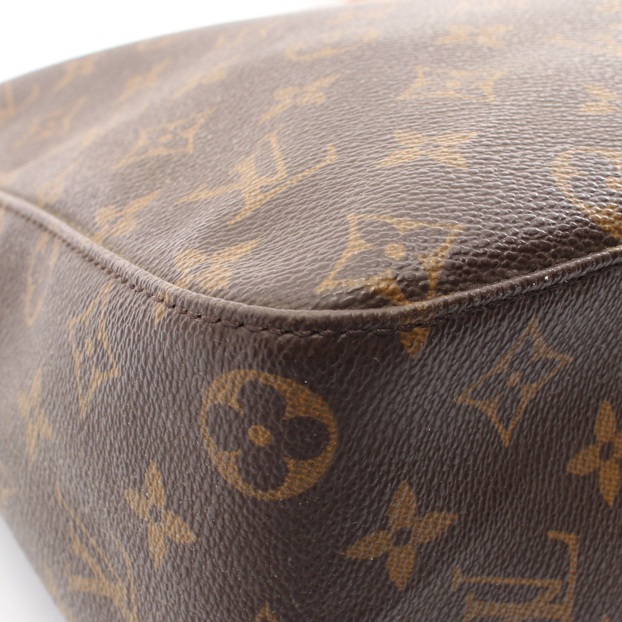 Louis Vuitton Louis Vuitton Looping Gm Monogram Shoulder Bag Leather Brown Size ONE SIZE - 14 Thumbnail
