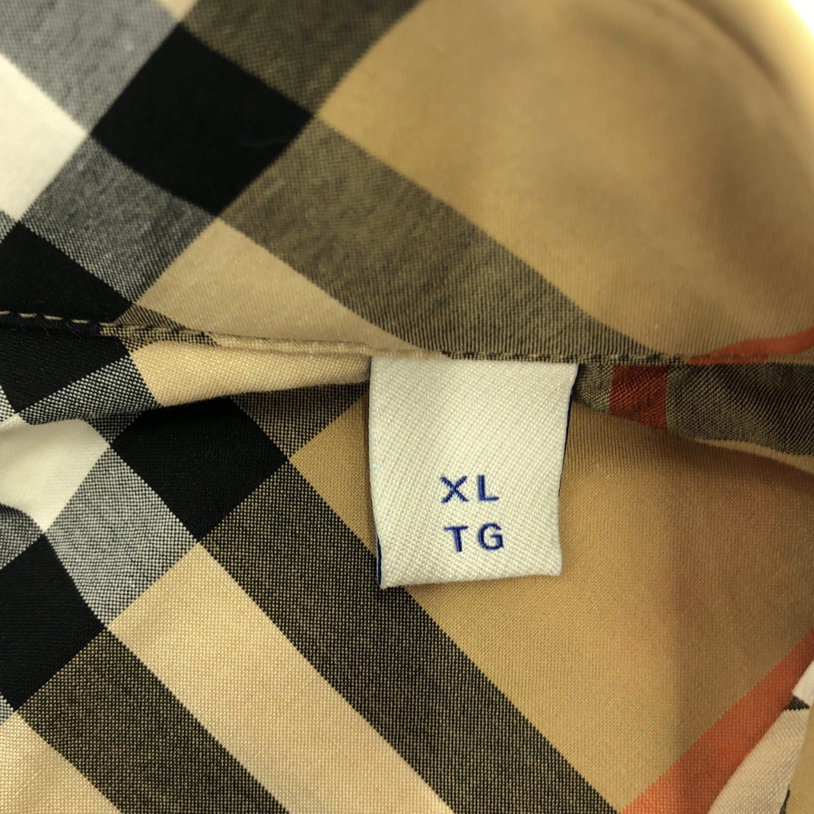 Burberry Burberry Check Short Sleeve Shirt Cotton Beige Size ONE SIZE - 6 Thumbnail