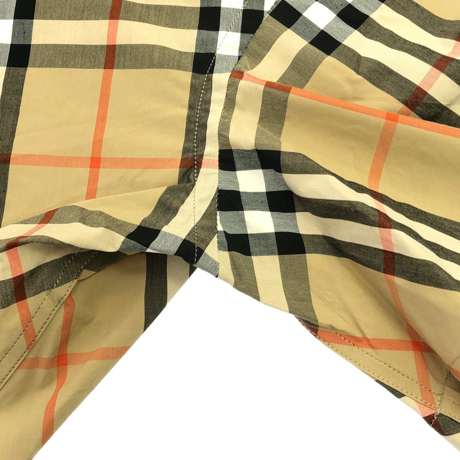 Burberry Burberry Check Short Sleeve Shirt Cotton Beige Size ONE SIZE - 8 Thumbnail