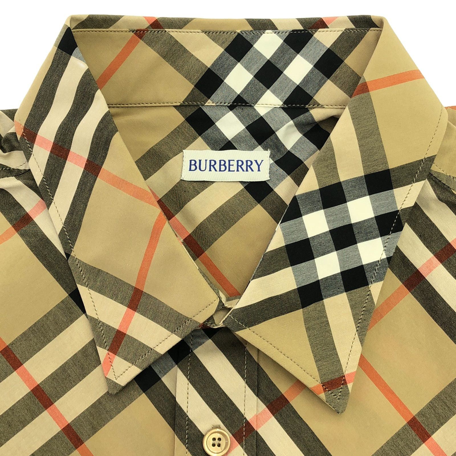 Burberry Burberry Check Short Sleeve Shirt Cotton Beige Size ONE SIZE - 5 Thumbnail