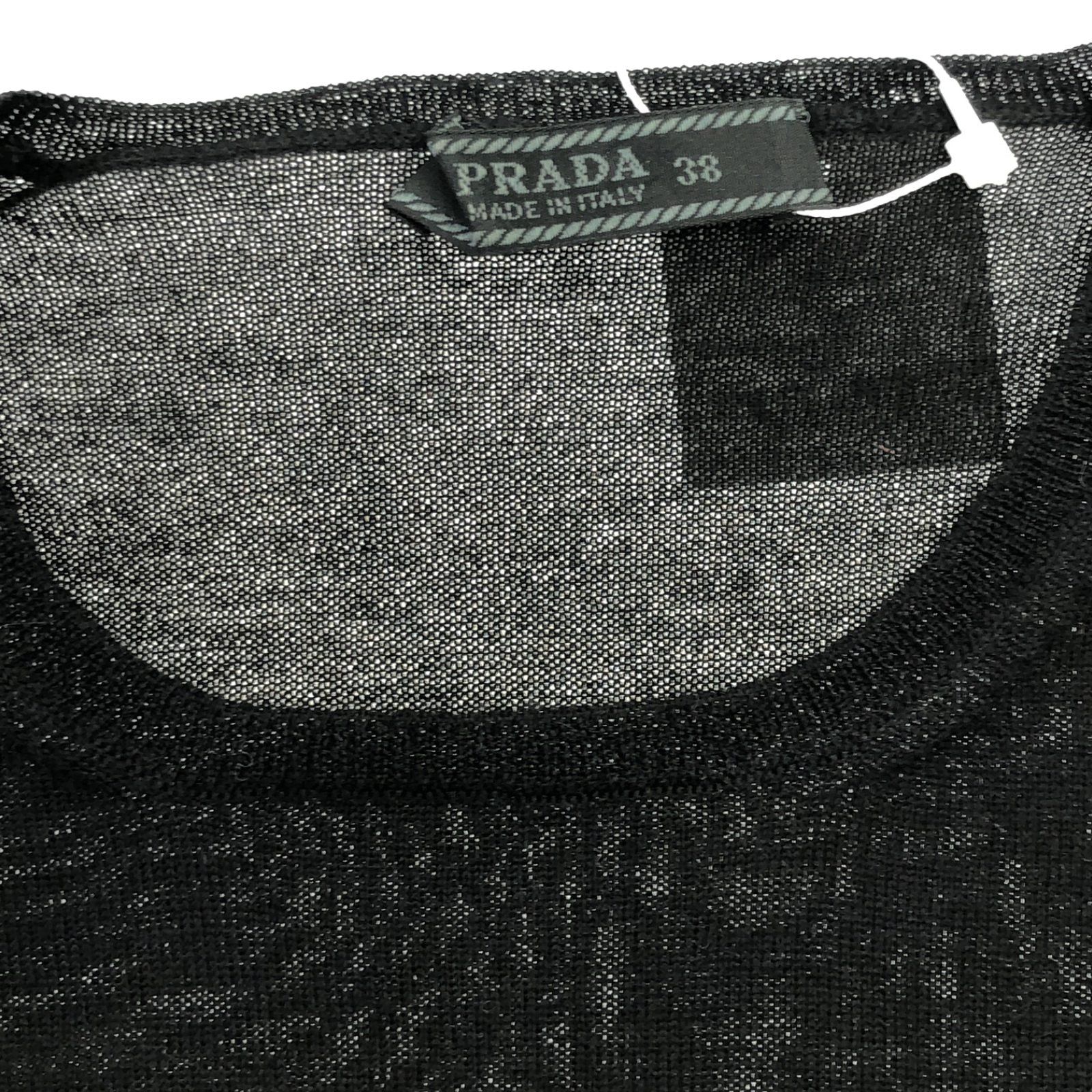 Prada Prada Knit Cashmere Black Size ONE SIZE - 5 Thumbnail