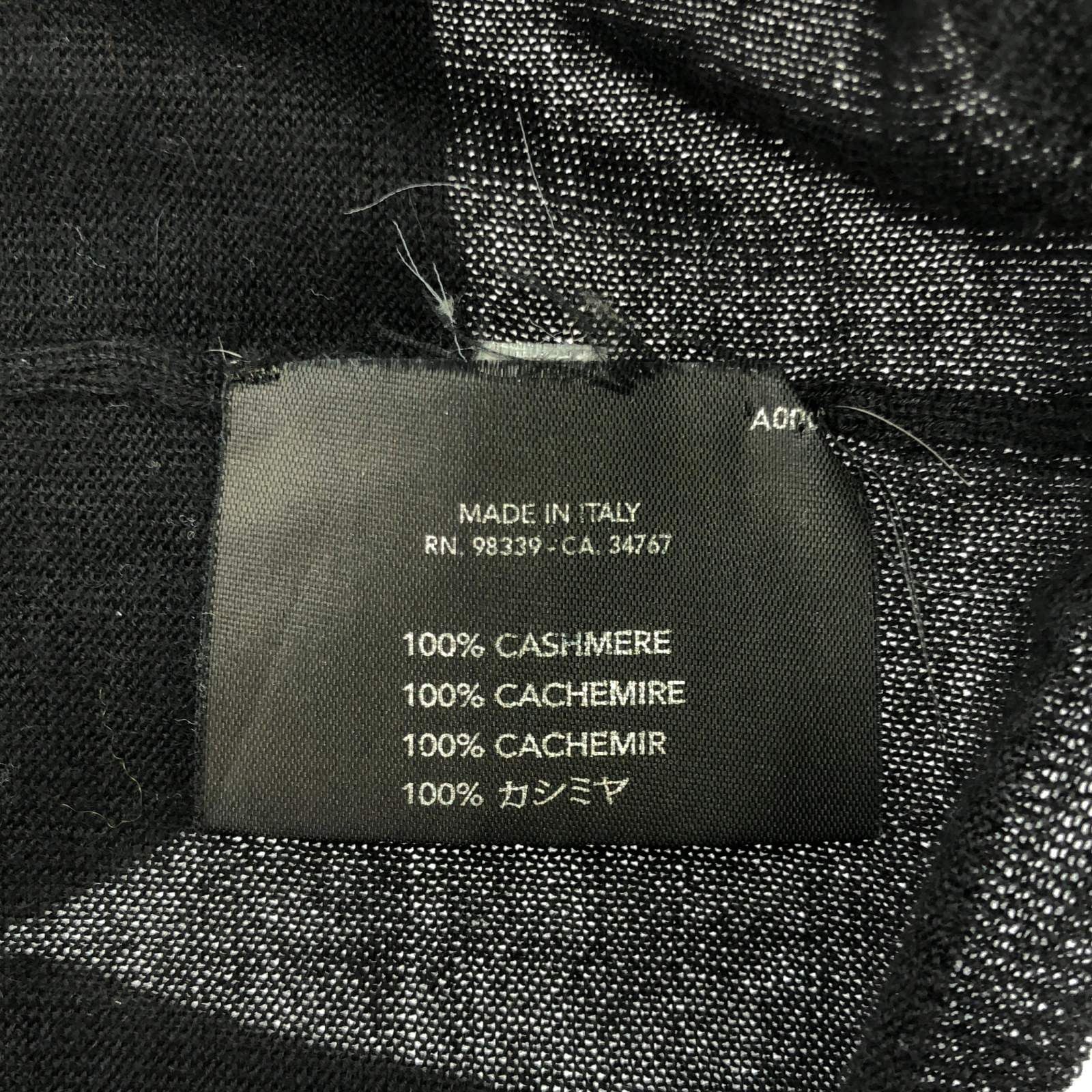 Prada Prada Knit Cashmere Black Size ONE SIZE - 6 Thumbnail