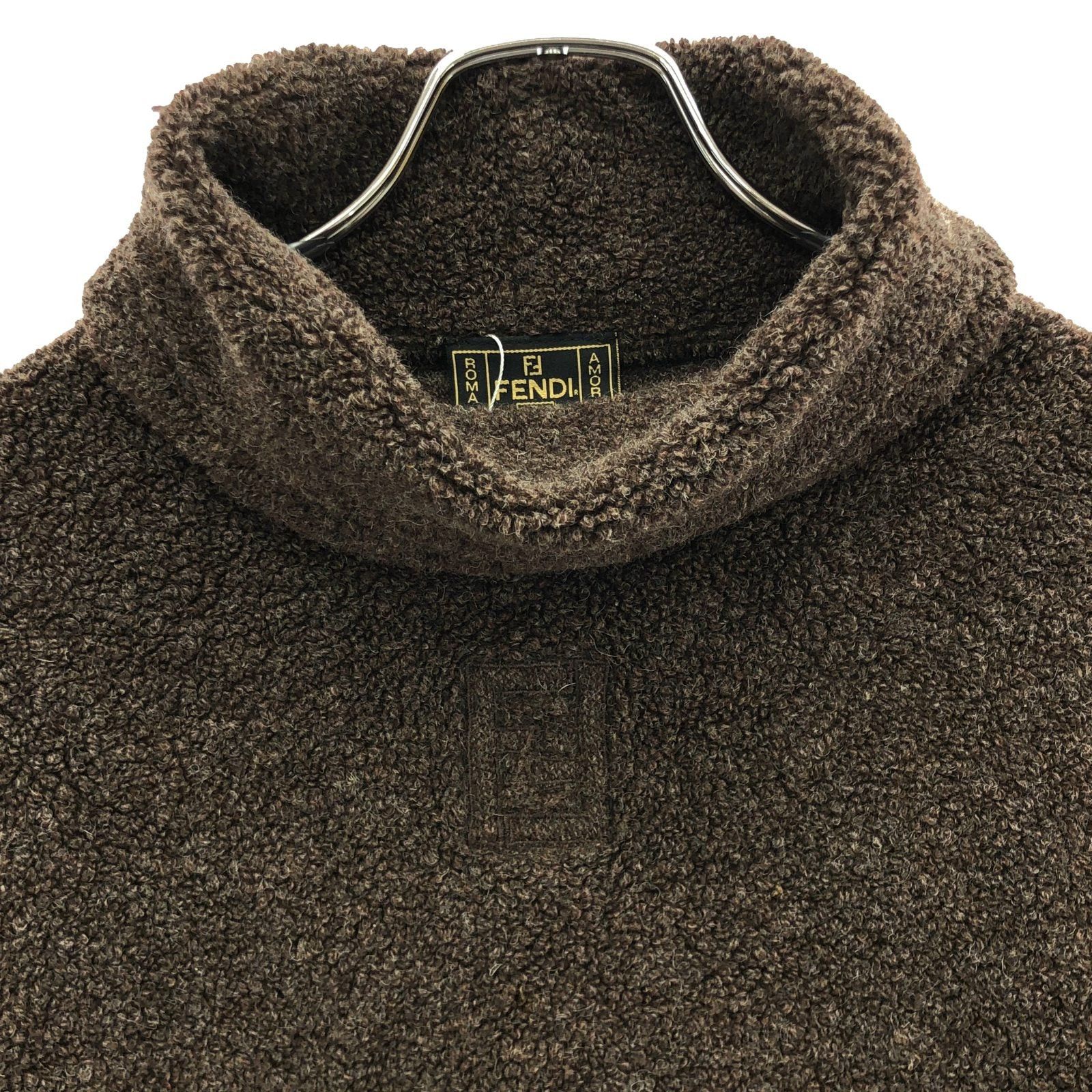 Fendi Fendi Knitwear/Sweaters Knit Wool Brown Size ONE SIZE - 3 Thumbnail