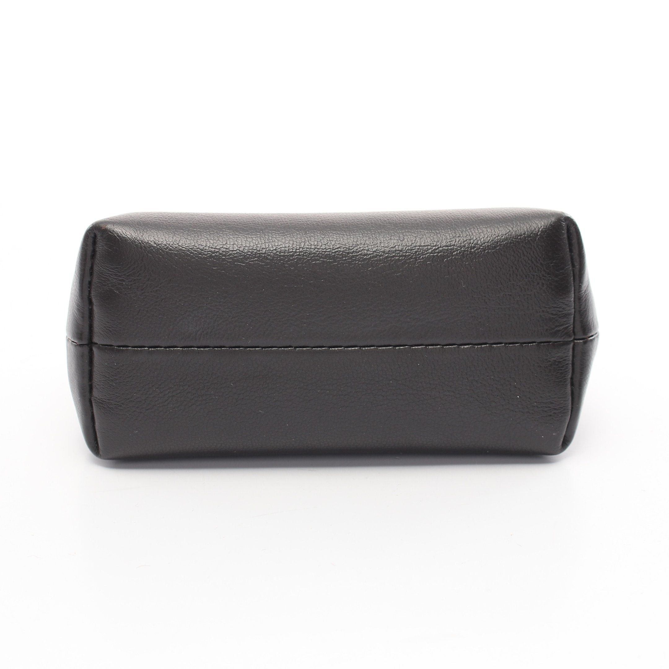 Fendi Fendi First Nano Charm Coin Purse Leather Dark Gray Size ONE SIZE - 9 Thumbnail