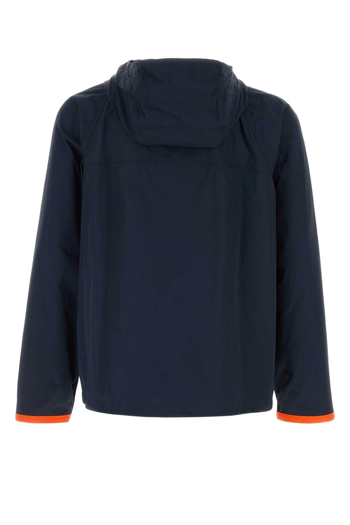 Fay Navy Blue Nylon Windbreaker Size US XL / EU 56 / 4 - 2 Thumbnail