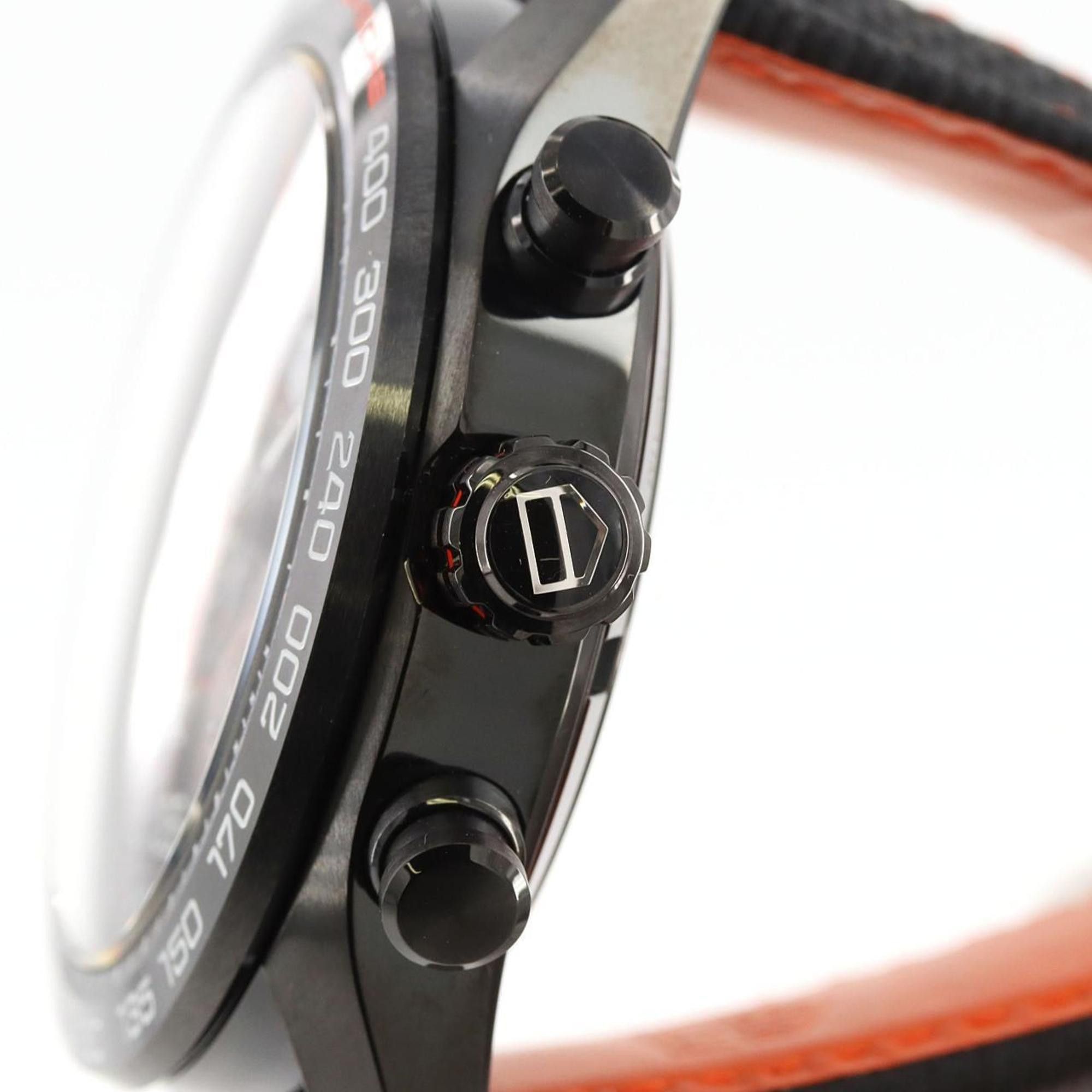 Tag Heuer TAG Heuer Carrera Chronograph Porsche Orange Racing DLC CBN2A1M.FC6526 SS Wristwatch Automatic Size ONE SIZE - 3 Thumbnail
