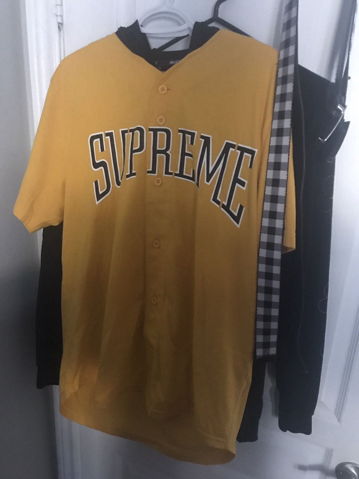 Supreme Hooded Baseball Top jeresy シャツ Supreme Hooded Baseball
