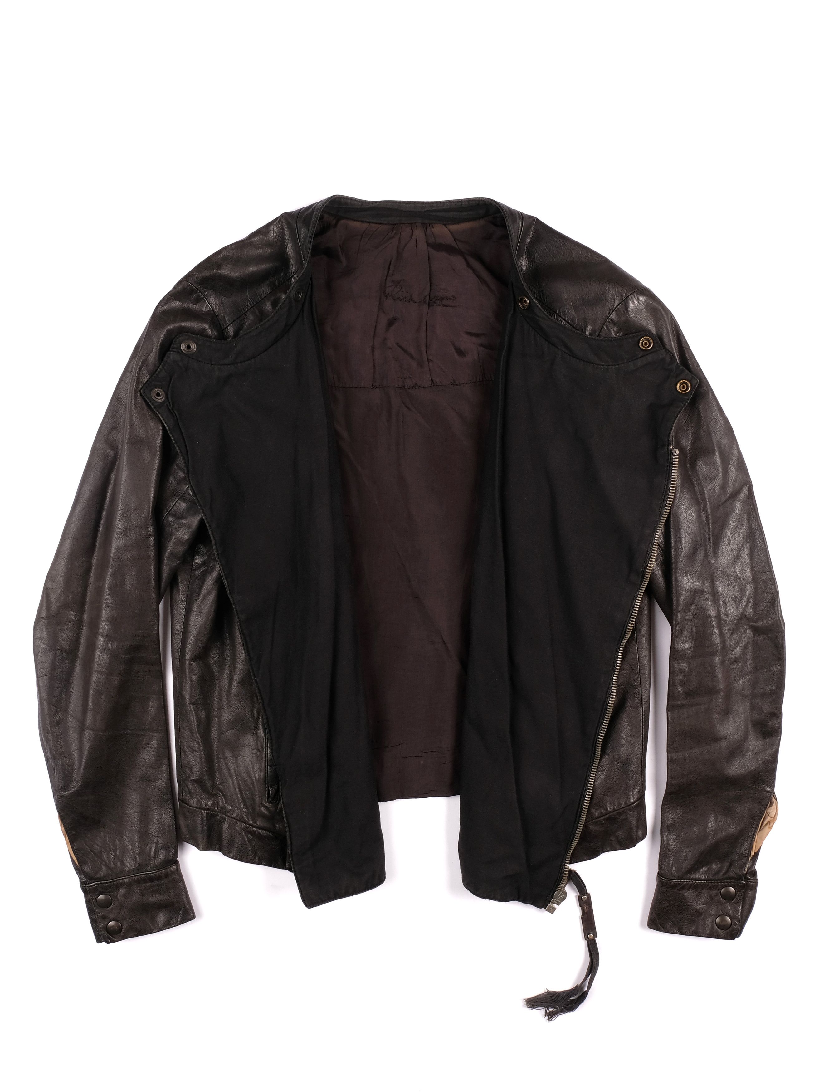 Rick Owens FW05 Buffalo Leather Jacket Size US L / EU 52-54 / 3 - 3 Thumbnail