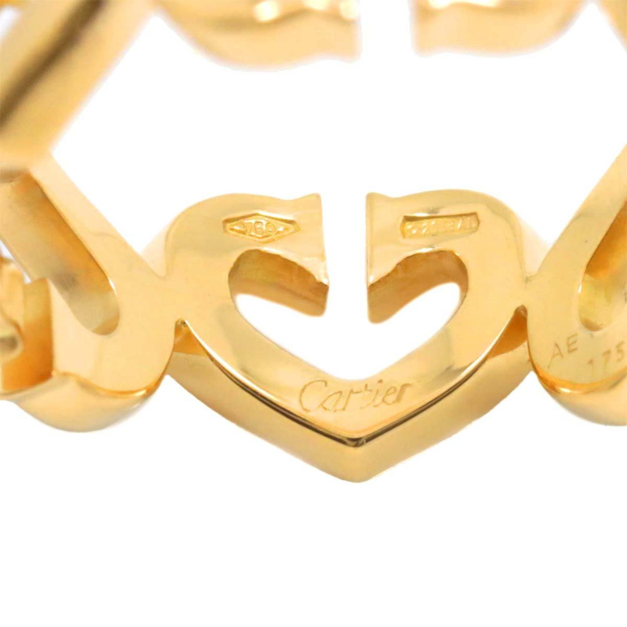 Cartier Cartier C heart ring Size ONE SIZE - 4 Thumbnail