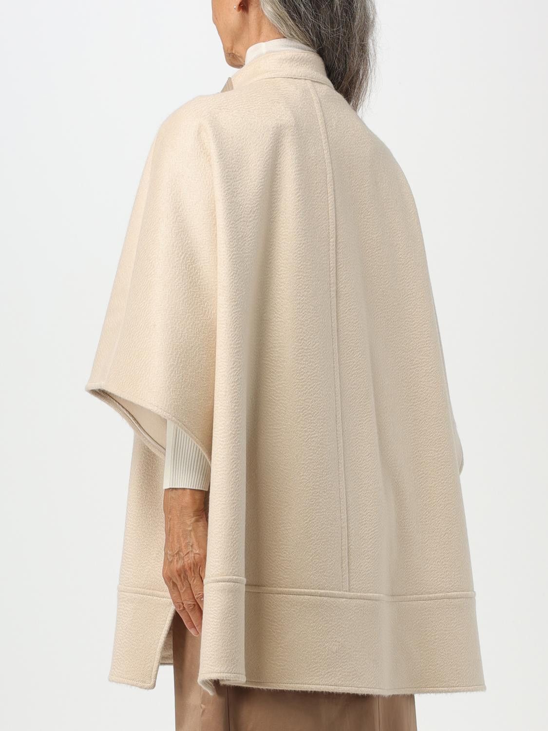 Max Mara Max Mara Cape Woman Brown Size ONE SIZE - 3 Thumbnail