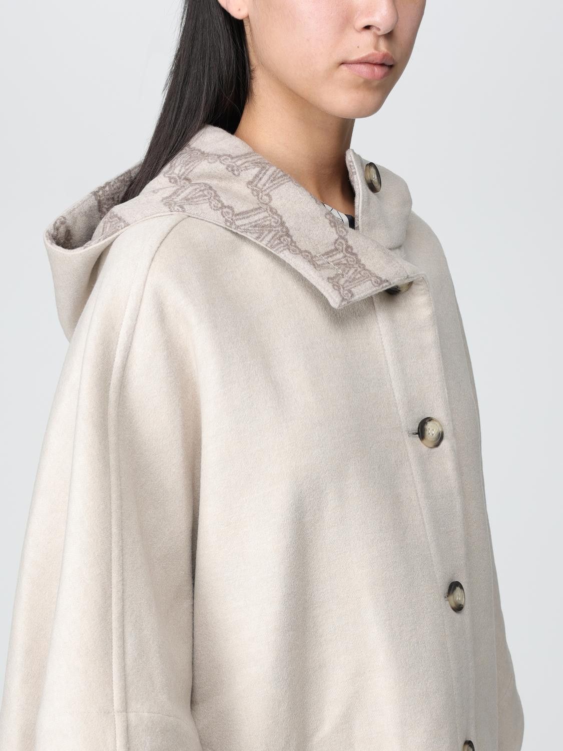 Max Mara Max Mara Cape Woman Brown Size ONE SIZE - 4 Thumbnail