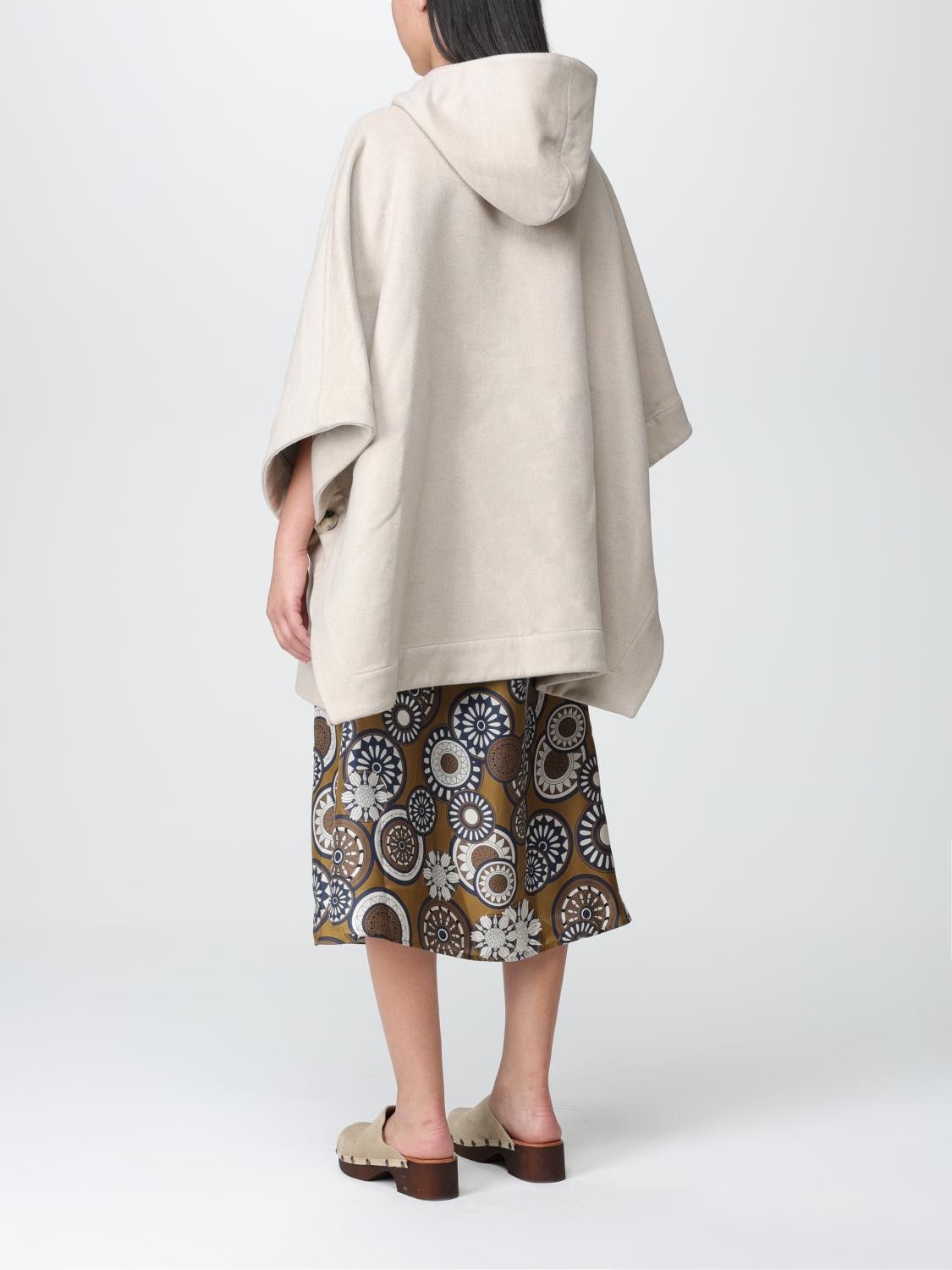 Max Mara Max Mara Cape Woman Brown Size ONE SIZE - 2 Thumbnail