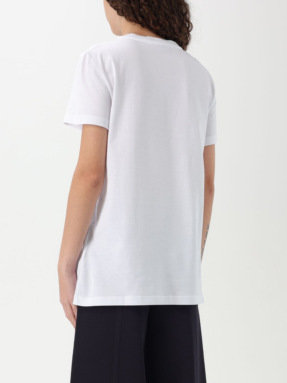 Max Mara Max Mara T-Shirt Woman White 1 Size XS / US 0-2 / IT 36-38 - 2 Thumbnail
