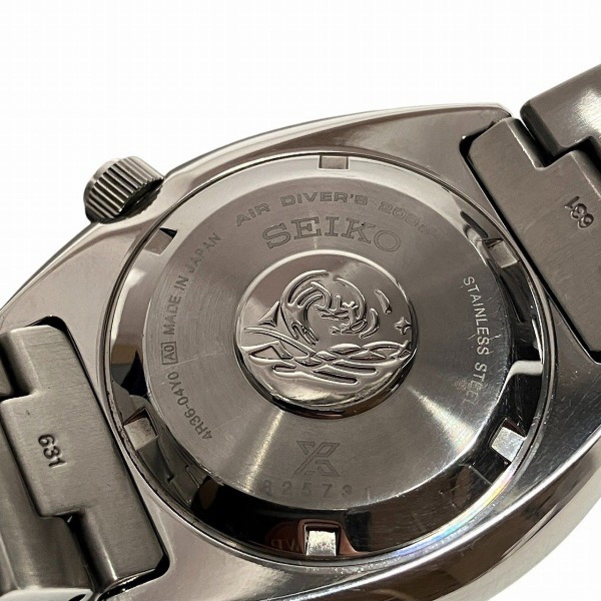 Seiko Prospec Diver Scuba Day Date 4R36-04Y0 Automatic Watch Men's