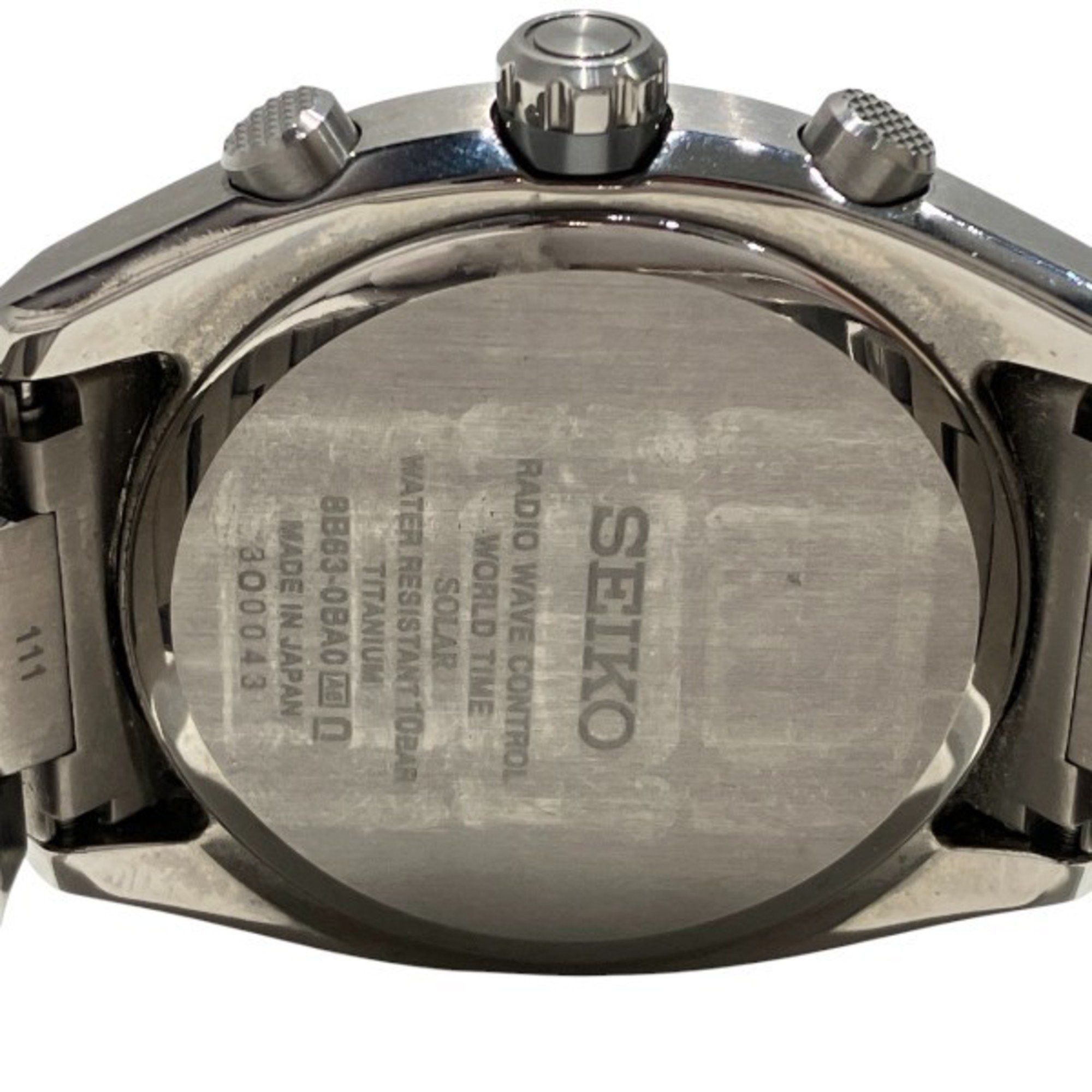 Seiko Seiko Astron 8B63-0BA0 Radio Solar Watch Men's Size ONE SIZE - 5 Thumbnail