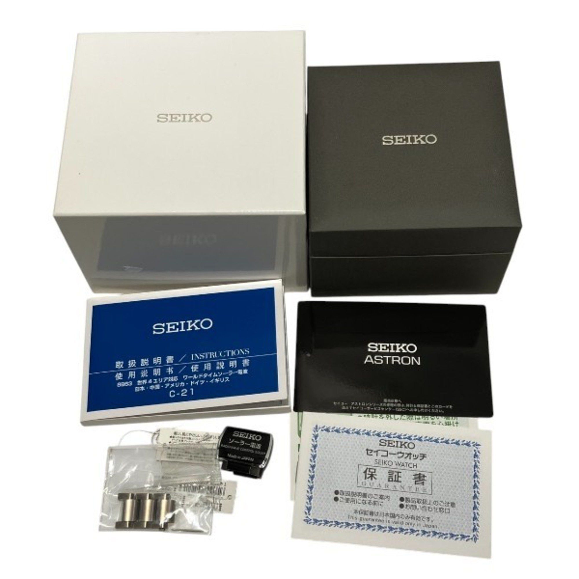 Seiko Seiko Astron 8B63-0BA0 Radio Solar Watch Men's Size ONE SIZE - 9 Thumbnail