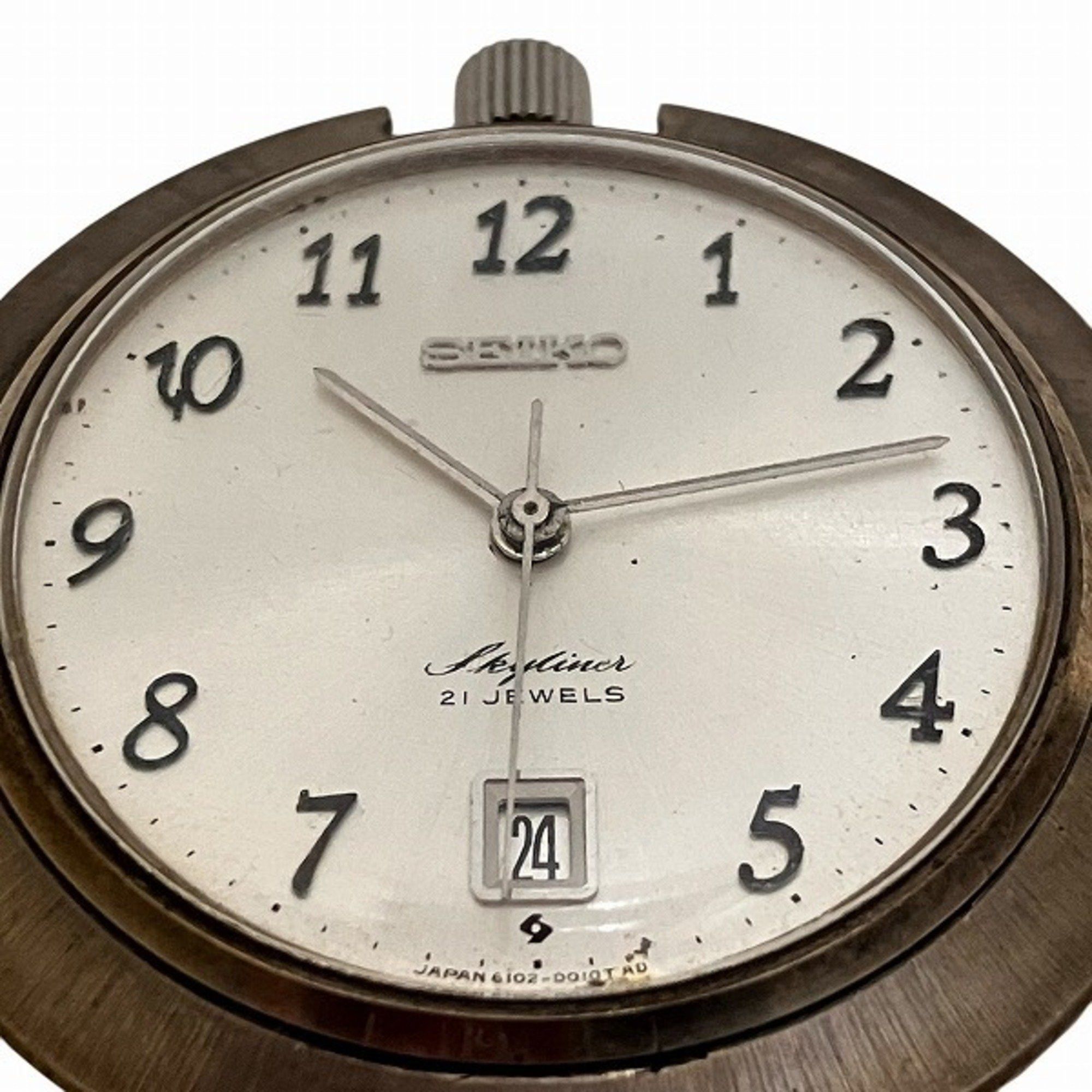 Seiko Seiko Skyliner 6102-0010 Hand-wound Pocket Watch for Men Size ONE SIZE - 4 Thumbnail