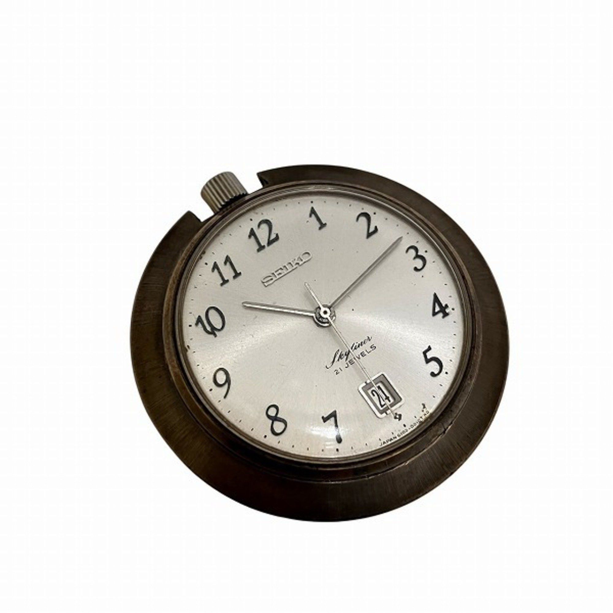 Seiko Seiko Skyliner 6102-0010 Hand-wound Pocket Watch for Men Size ONE SIZE - 3 Thumbnail