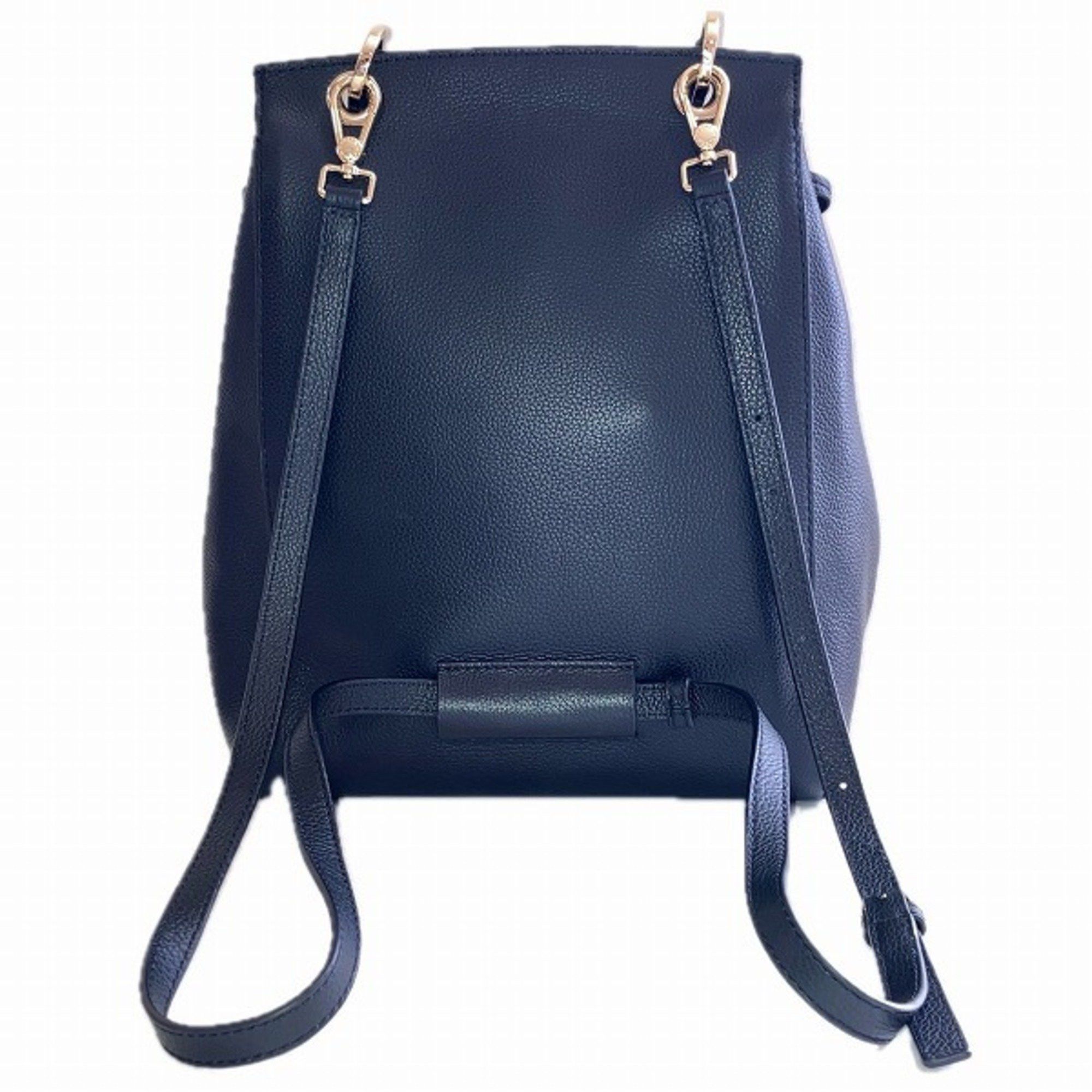 Furla FURLA Anita Black Calf Leather Bag Backpack for Women Size ONE SIZE - 2 Thumbnail