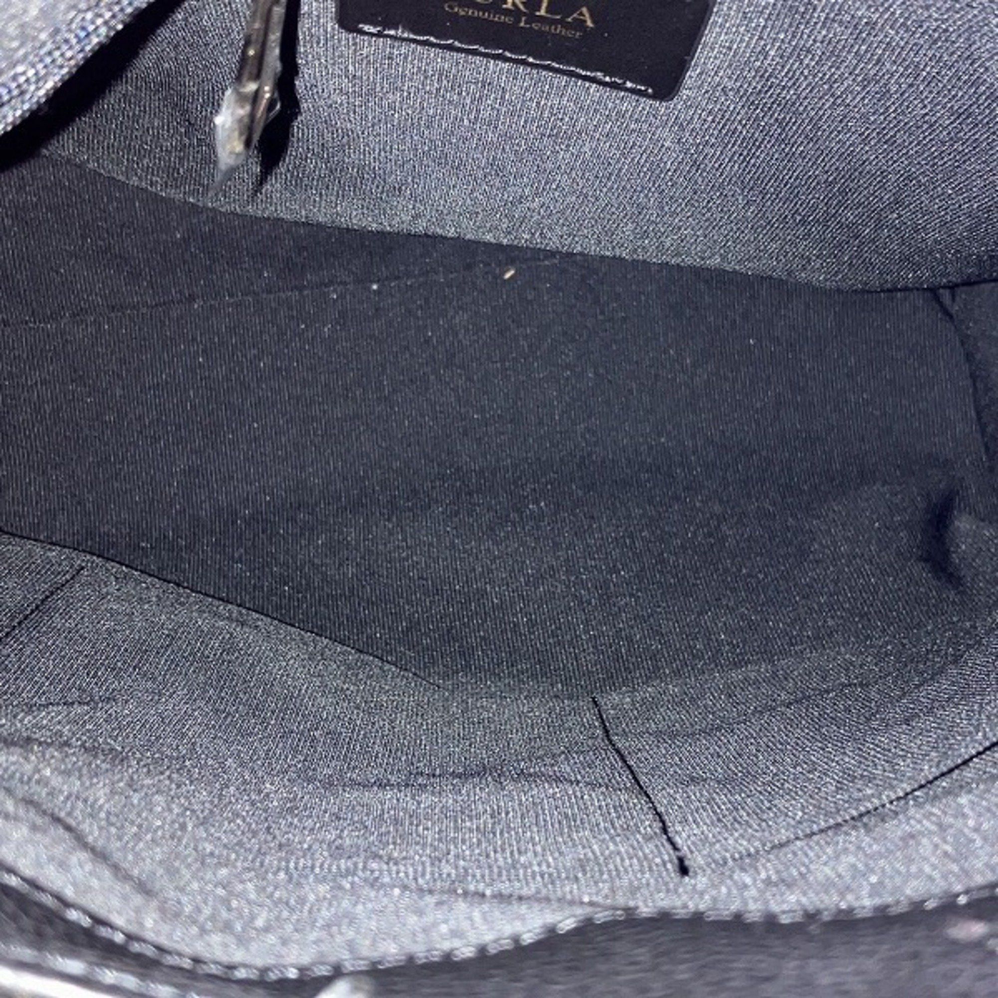 Furla FURLA Anita Black Calf Leather Bag Backpack for Women Size ONE SIZE - 6 Thumbnail