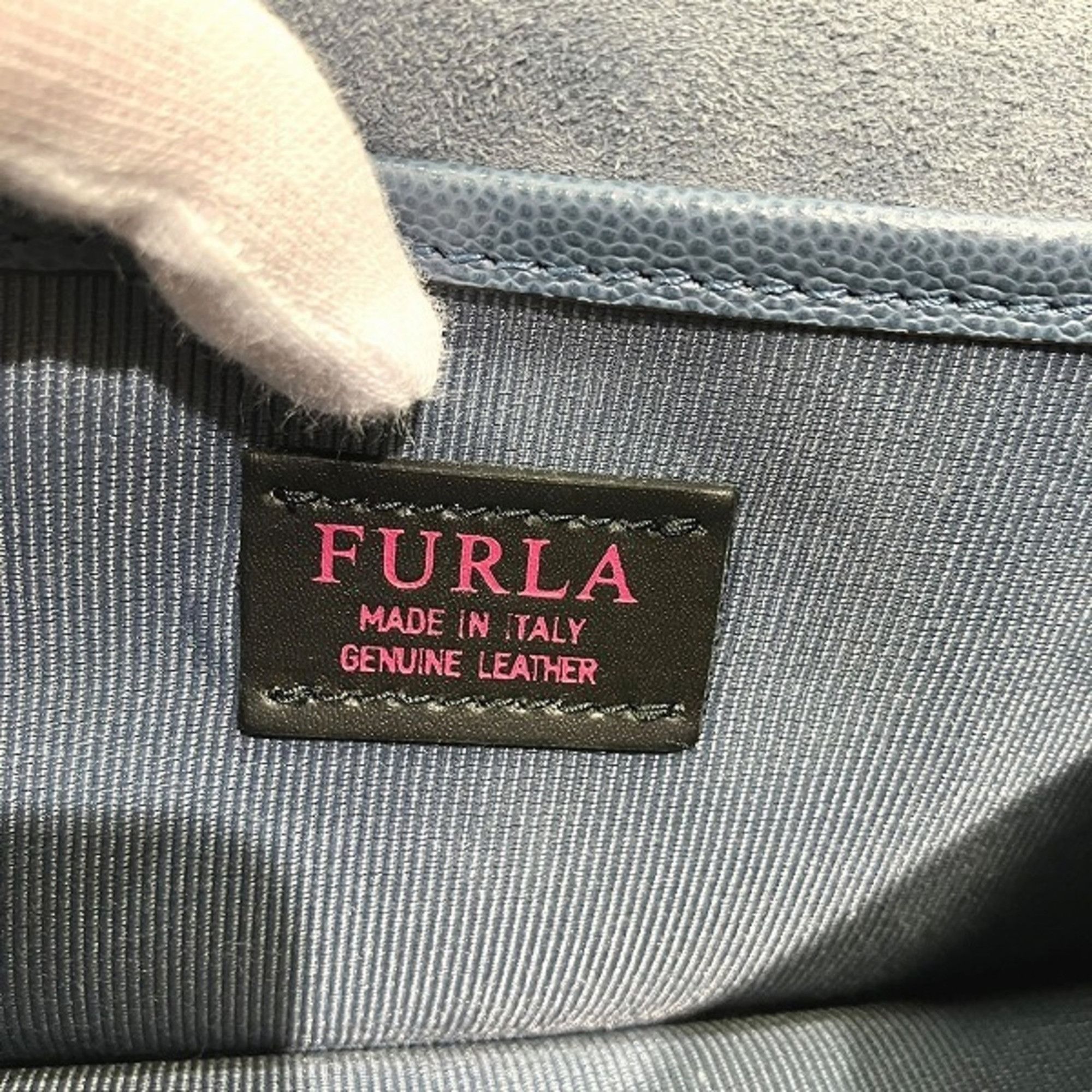 Furla FURLA Leather Blue Bag Shoulder Women's Accessories Size ONE SIZE - 5 Thumbnail