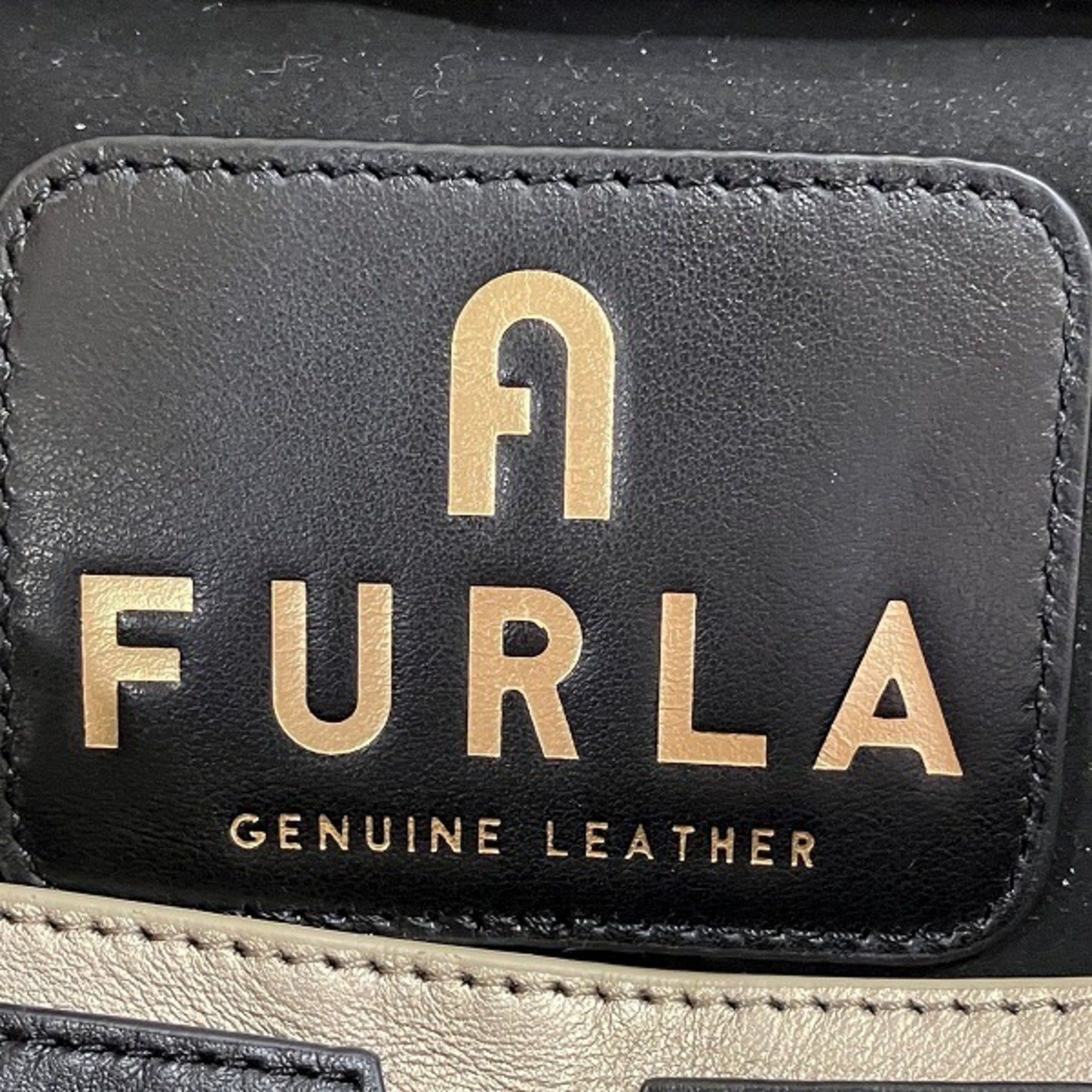 Furla FURLA Leather Gold x Beige Shoulder Bag for Women Size ONE SIZE - 5 Thumbnail