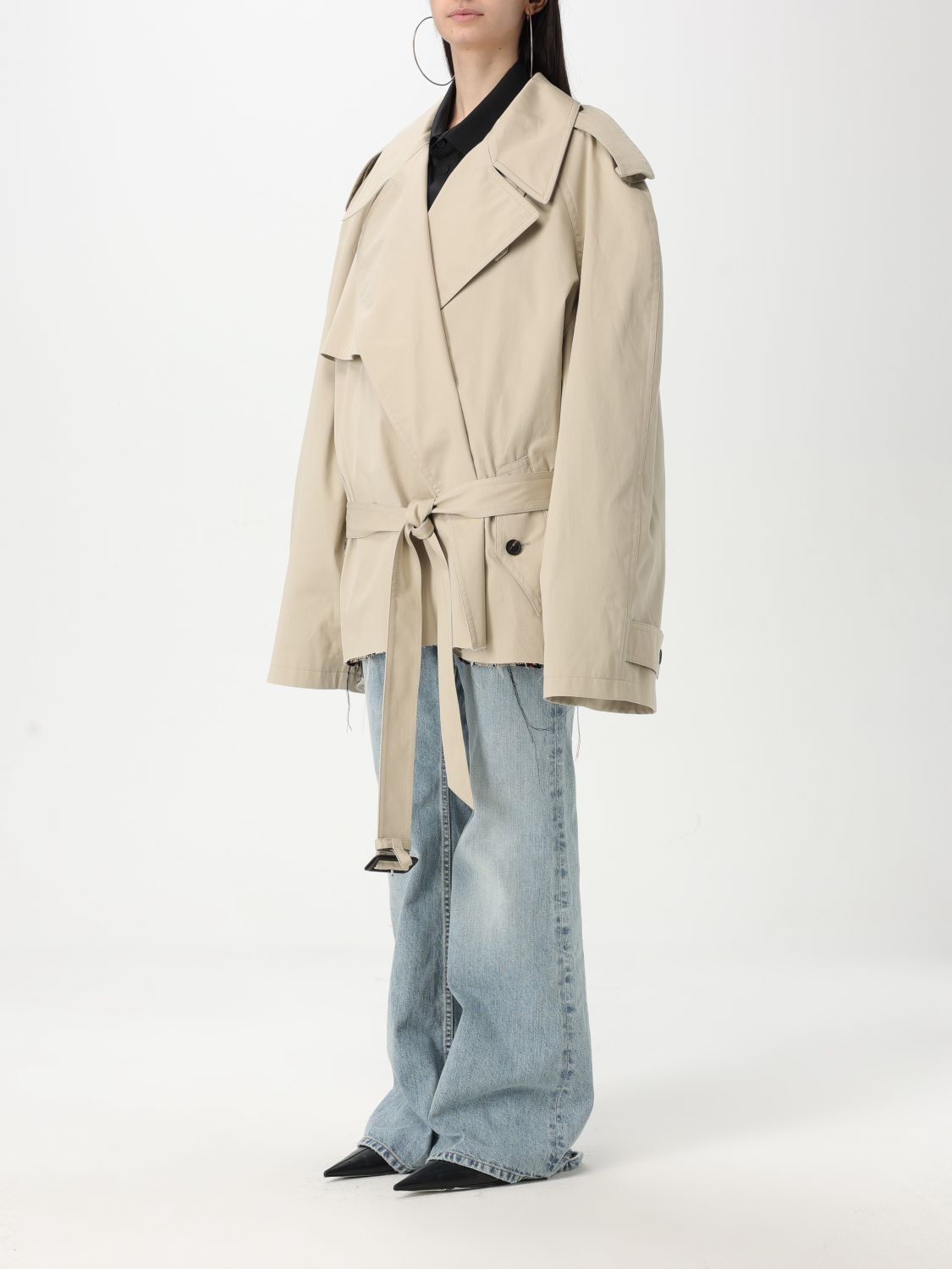 Balenciaga Balenciaga Jacket Woman Beige Size M / US 6-8 / IT 42-44 - 4 Thumbnail