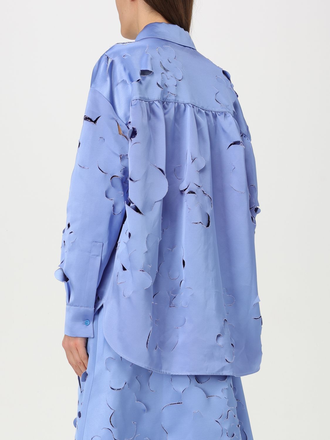 Marni Marni Shirt Woman Blue Size L / US 10 / IT 46 - 3 Thumbnail