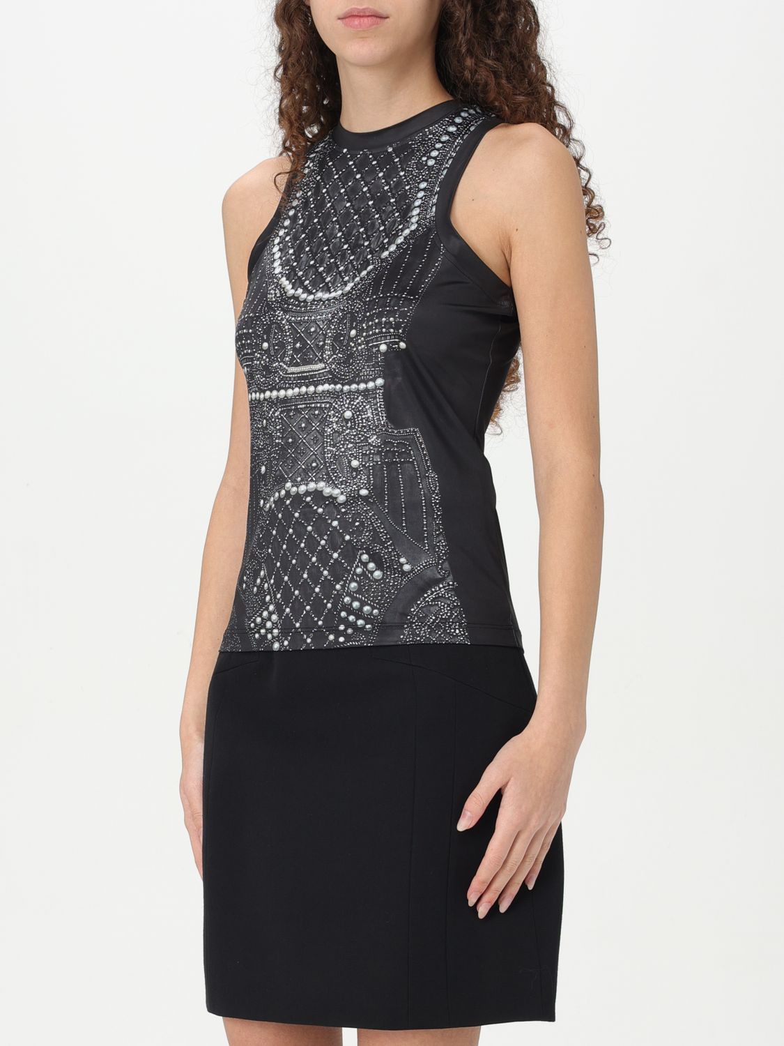 Balmain Balmain T-Shirt Woman Black Size M / US 6-8 / IT 42-44 - 3 Thumbnail