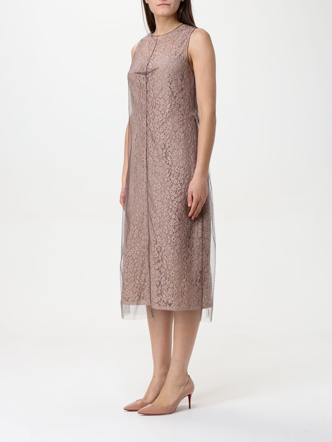 Fendi Fendi Dress Woman Blush Pink Size S / US 4 / IT 40 - 3 Thumbnail