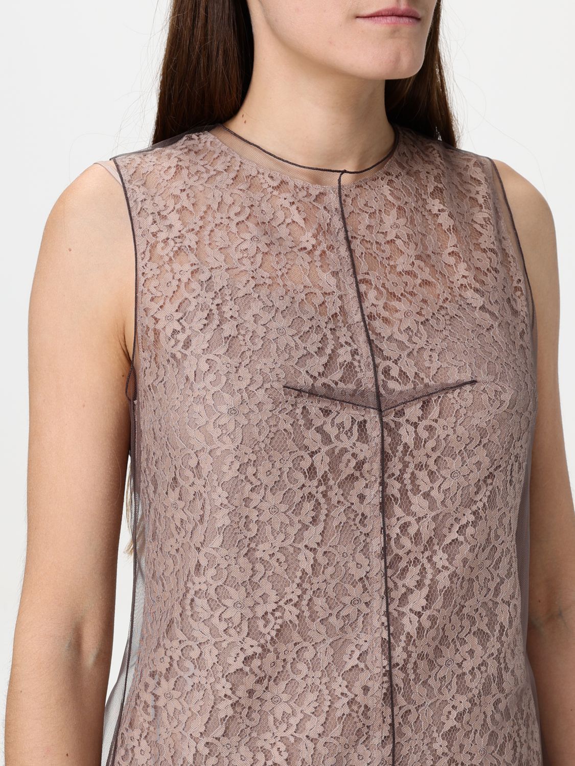Fendi Fendi Dress Woman Blush Pink Size S / US 4 / IT 40 - 4 Thumbnail