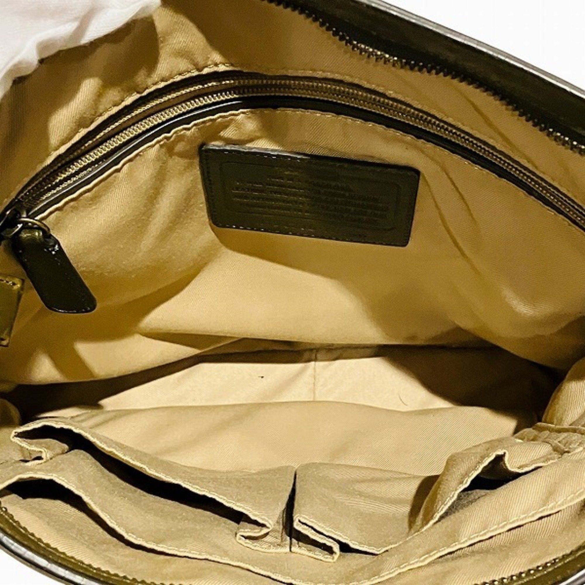 Coach COACH Khaki Leather 70488 Bag Shoulder Men's Size ONE SIZE - 5 Thumbnail