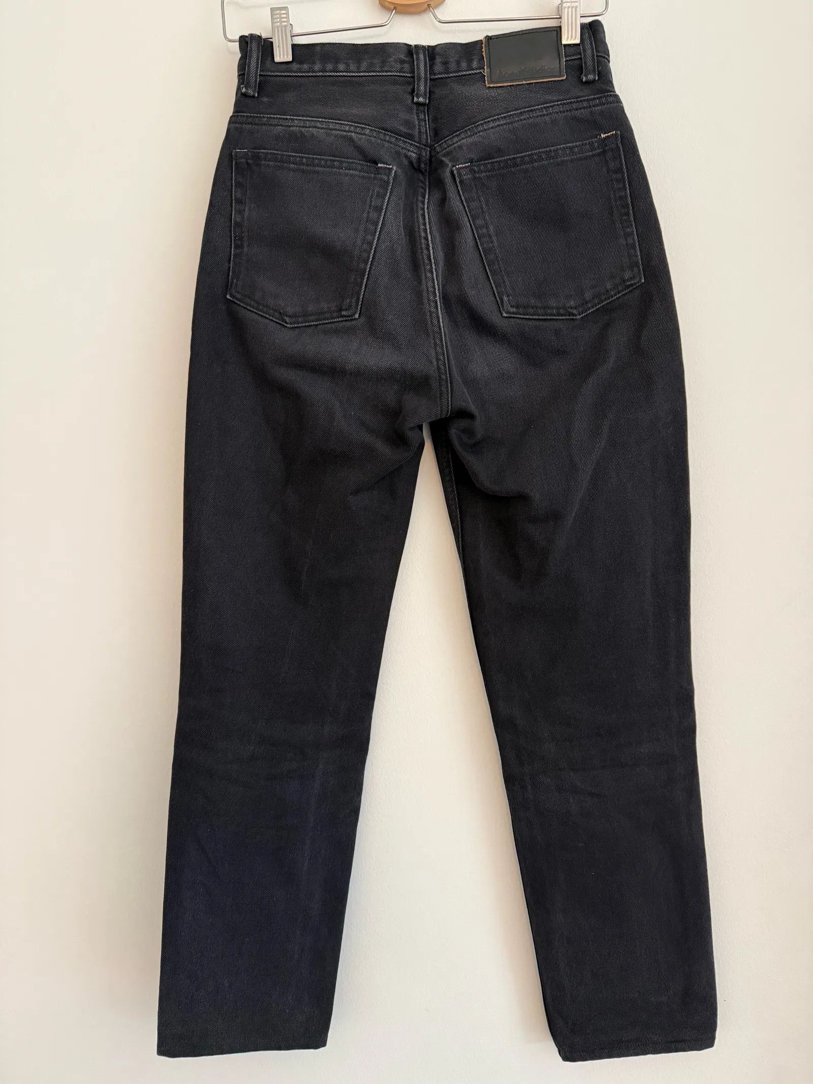 Acne Studios Acne Studios Acne Studios 1995 Washed out black Rigid Jeans Size 27" / US 4 / IT 40 - 4 Thumbnail