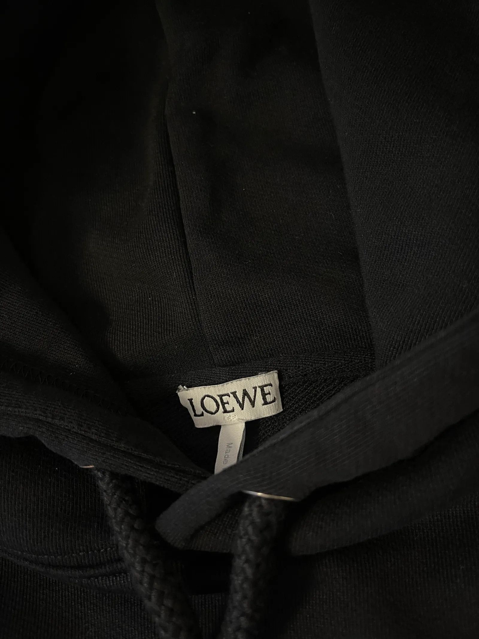Loewe Loewe Logo leather patch hoodie Hoodie Size US M / EU 48-50 / 2 - 2 Thumbnail