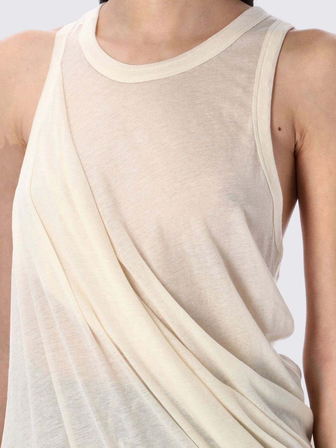 Rick Owens T-Shirt Woman Beige