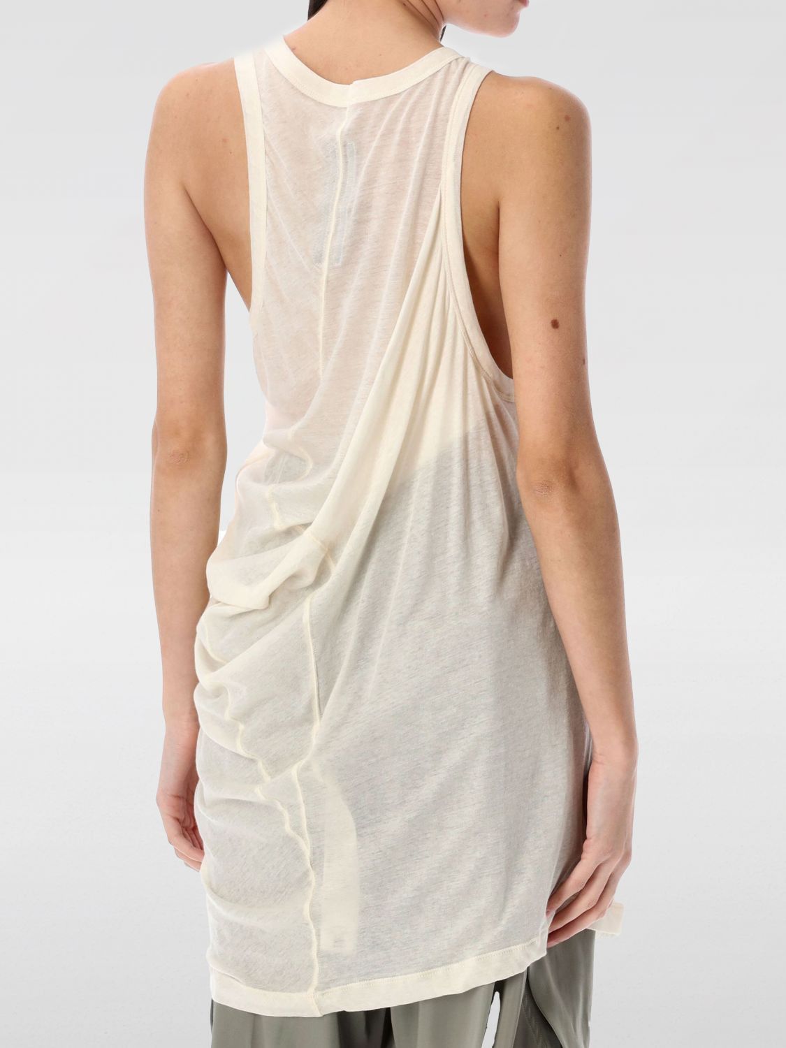 Rick Owens T-Shirt Woman Beige