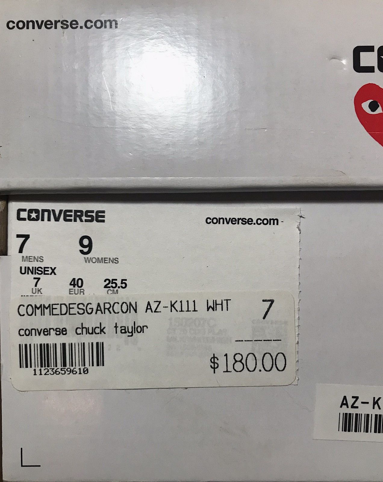 Comme des Garcons × Converse CDG X Converse Size US 7 / EU 40 - 6 Thumbnail