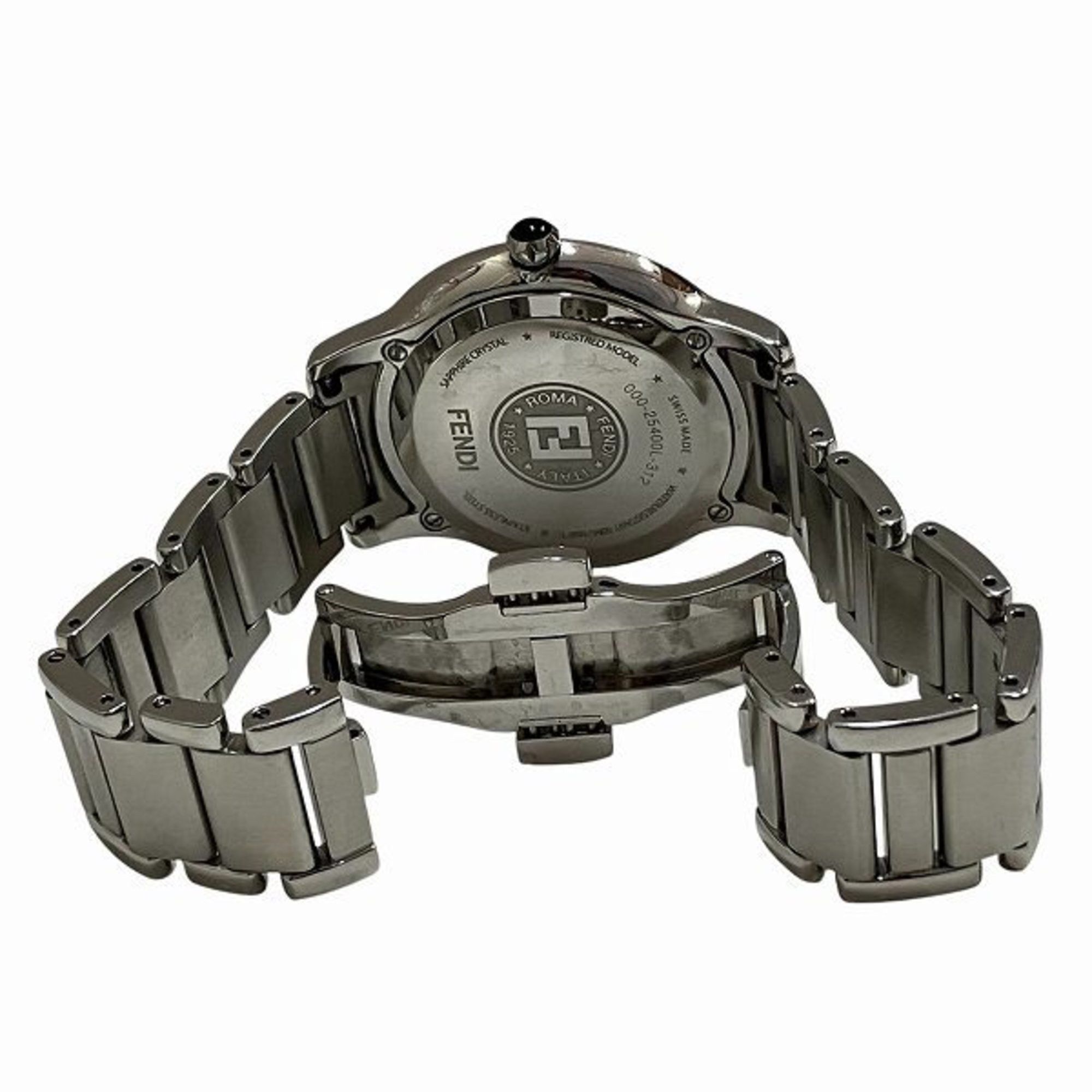 Fendi FENDI Classico Black Dial 25400L Quartz Watch Men's Wristwatch Size ONE SIZE - 7 Thumbnail