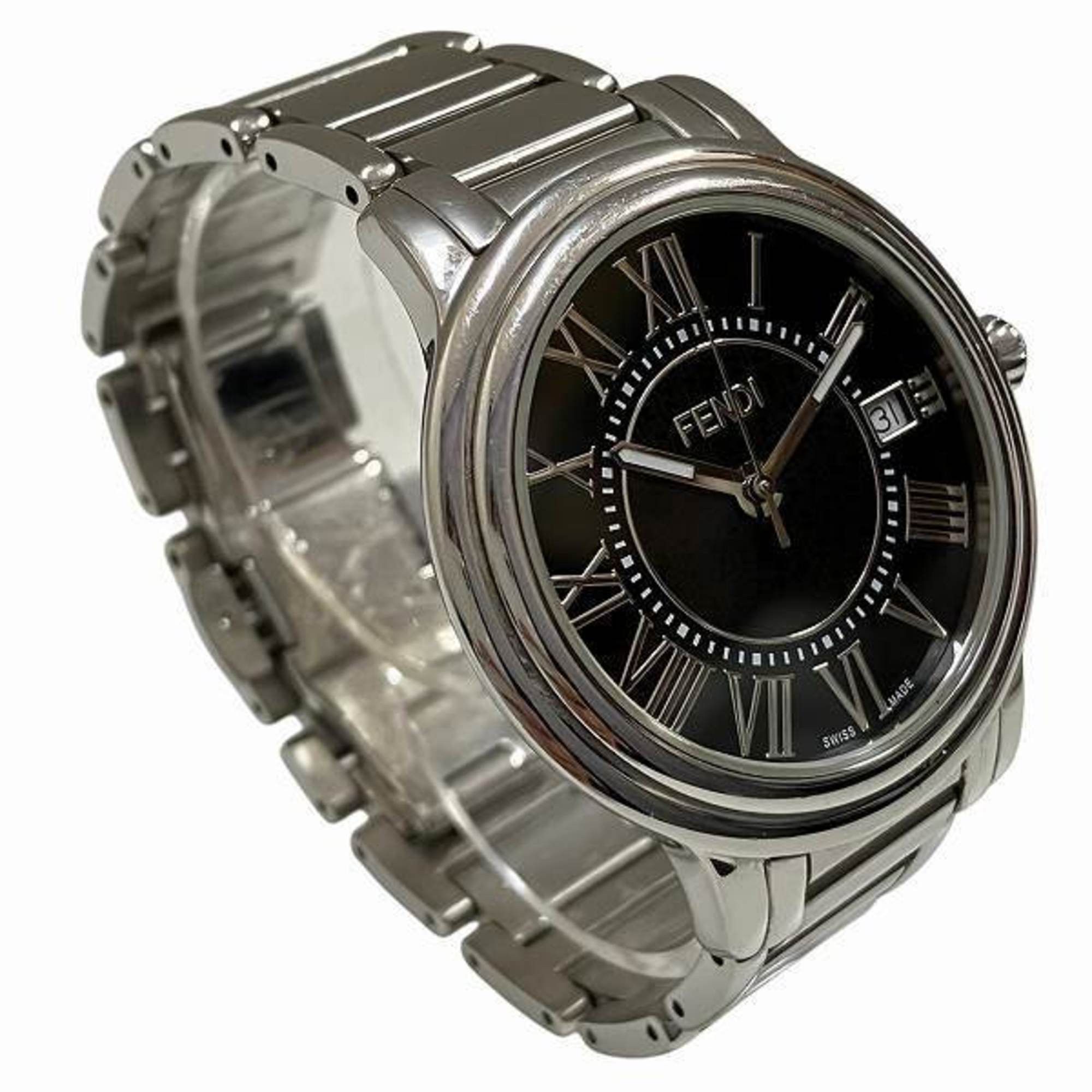 Fendi FENDI Classico Black Dial 25400L Quartz Watch Men's Wristwatch Size ONE SIZE - 3 Thumbnail