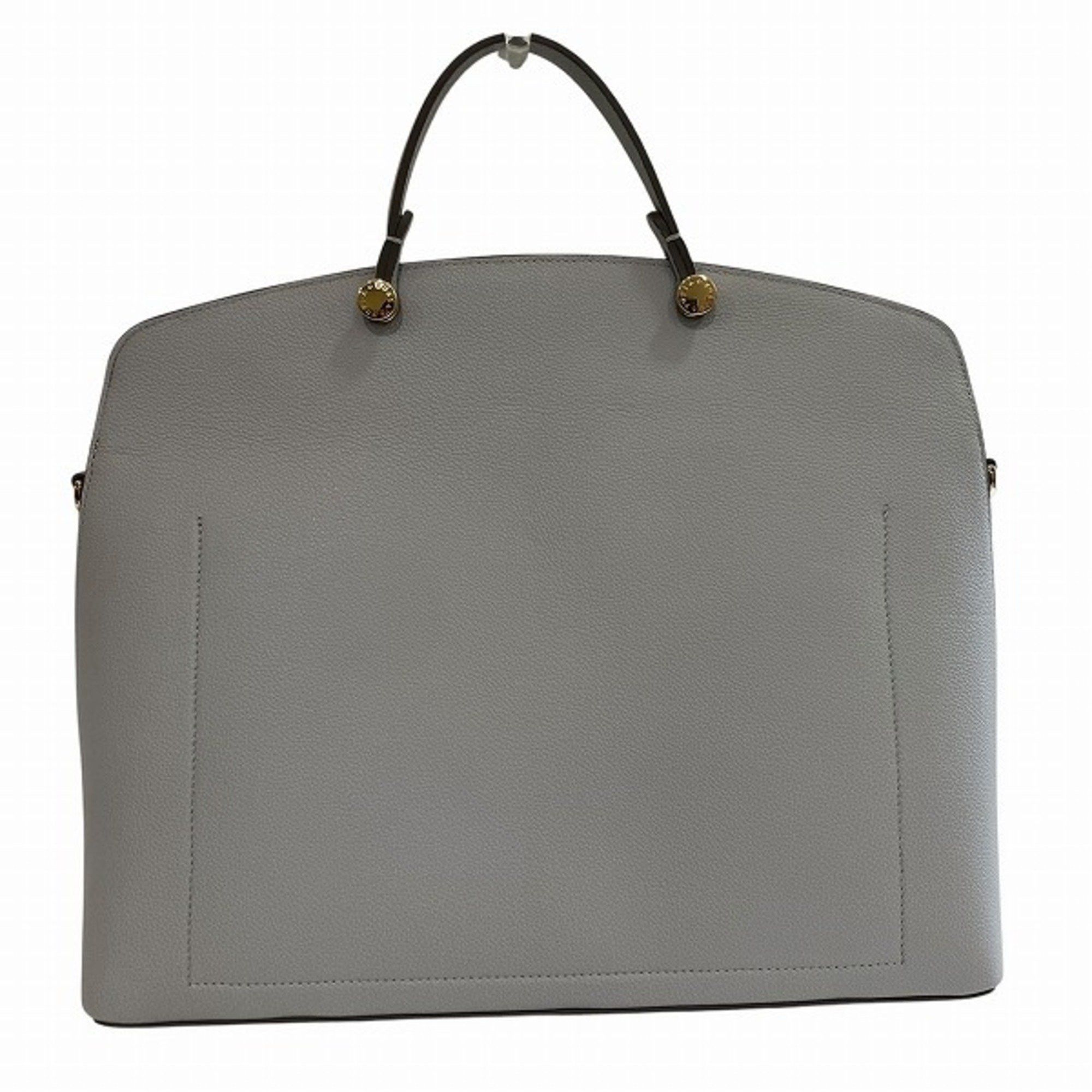 Furla FURLA Light Grey Leather Bag Handbag Shoulder Women's Size ONE SIZE - 2 Thumbnail
