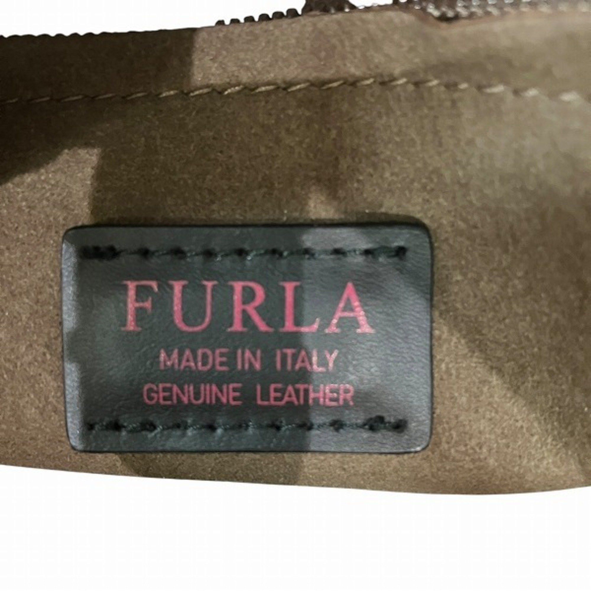 Furla FURLA Light Grey Leather Bag Handbag Shoulder Women's Size ONE SIZE - 4 Thumbnail