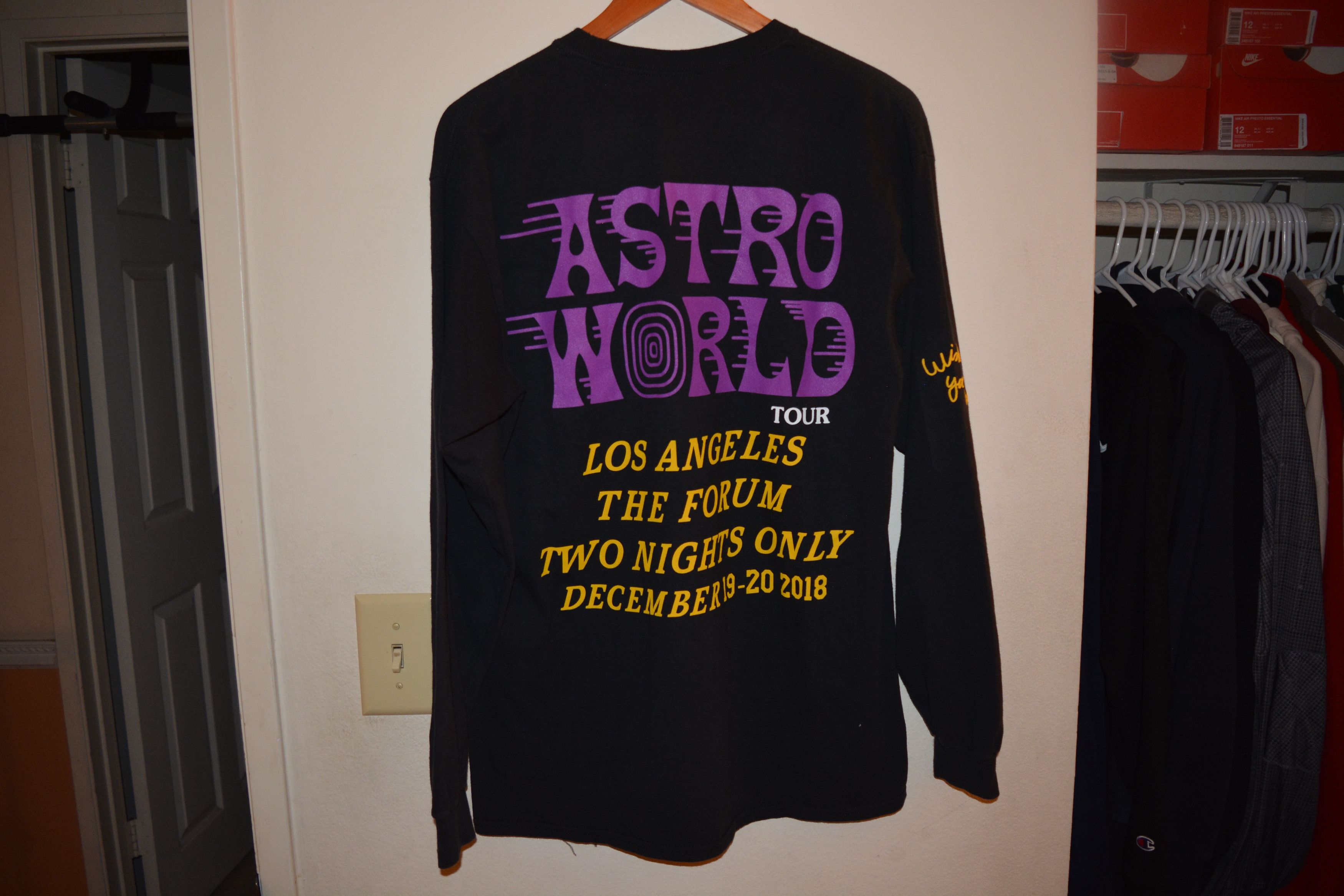Travis Scott FINAL PRICE Travis Scott Astroworld Tour Merch Los 