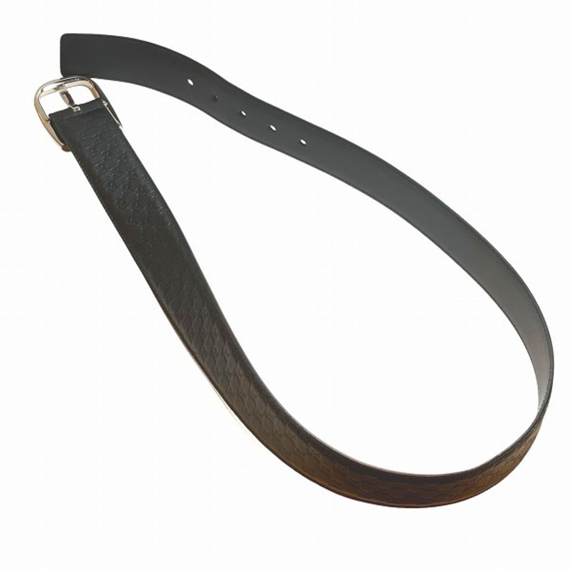 Gucci GUCCI Guccissima 449716 Leather Belt Men's Accessories Size ONE SIZE - 3 Thumbnail