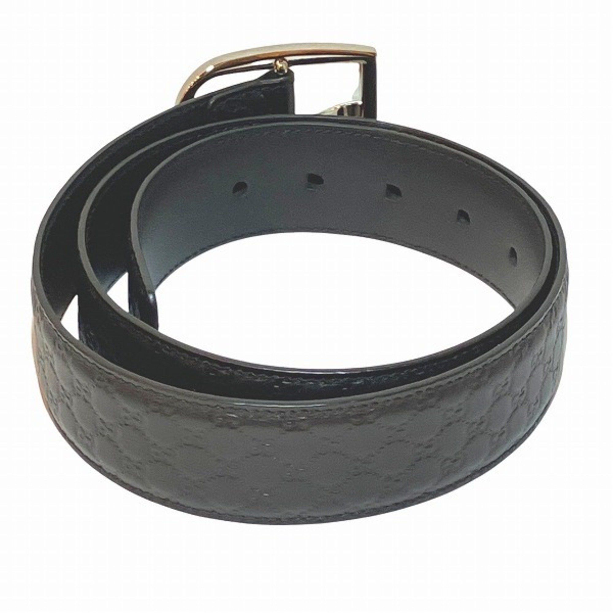 Gucci GUCCI Guccissima 449716 Leather Belt Men's Accessories Size ONE SIZE - 2 Thumbnail